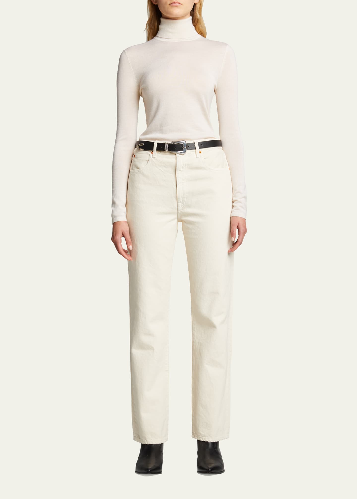 【SLVRLAKE】london high-rise straight-leg ジーンズ SLVRLAKE London High Rise Straight Jeans | Shopbop