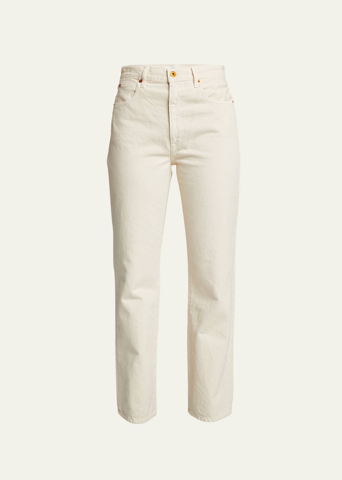 SLVRLAKE London High-Rise Straight-Leg Jeans - Bergdorf Goodman