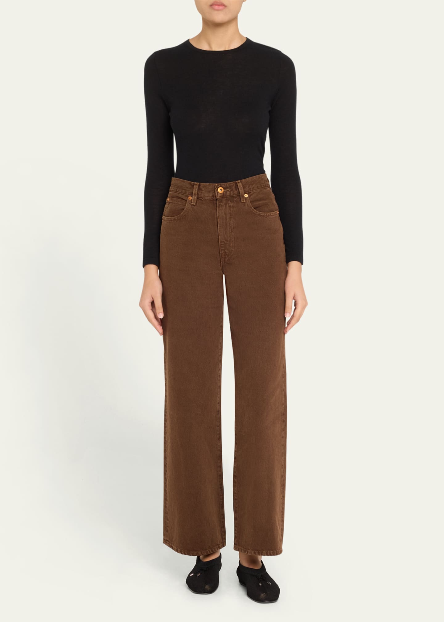 SLVRLAKE Grace Soft Cotton Pants Image 2 of 5