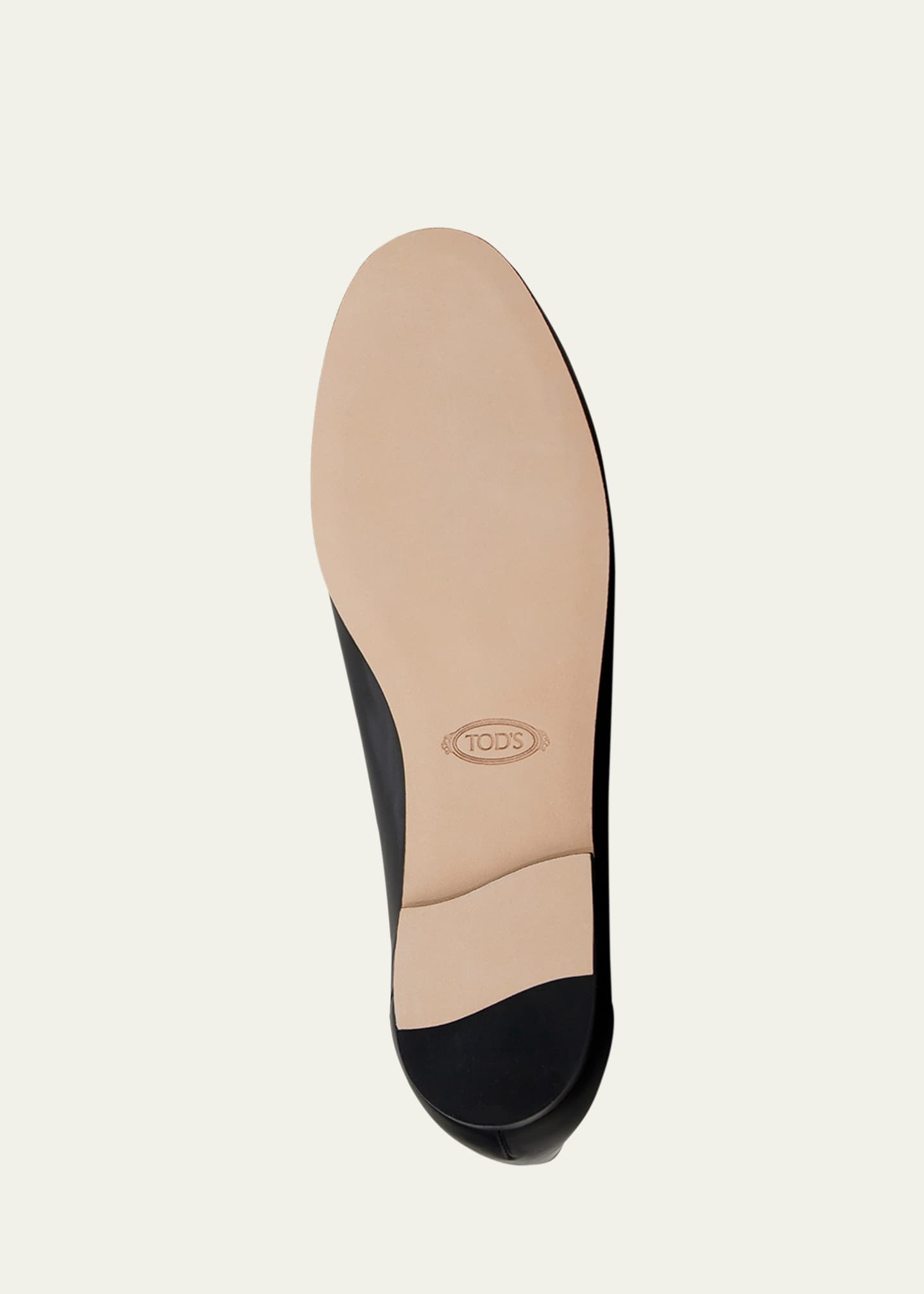 Tod's Leather Chain Slip-On Loafers Image 6 of 6