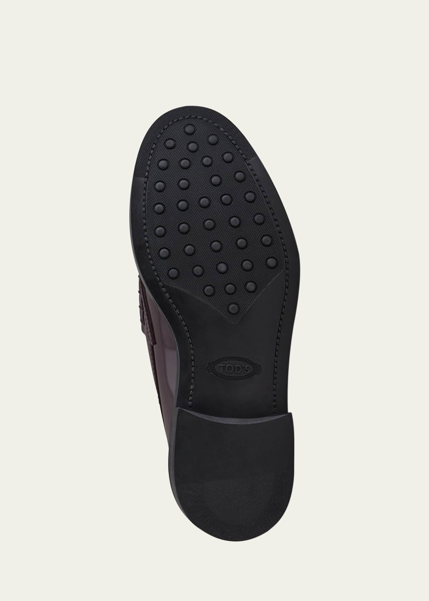 Tod's Patent Flat Penny Loafers Image 4 of 4