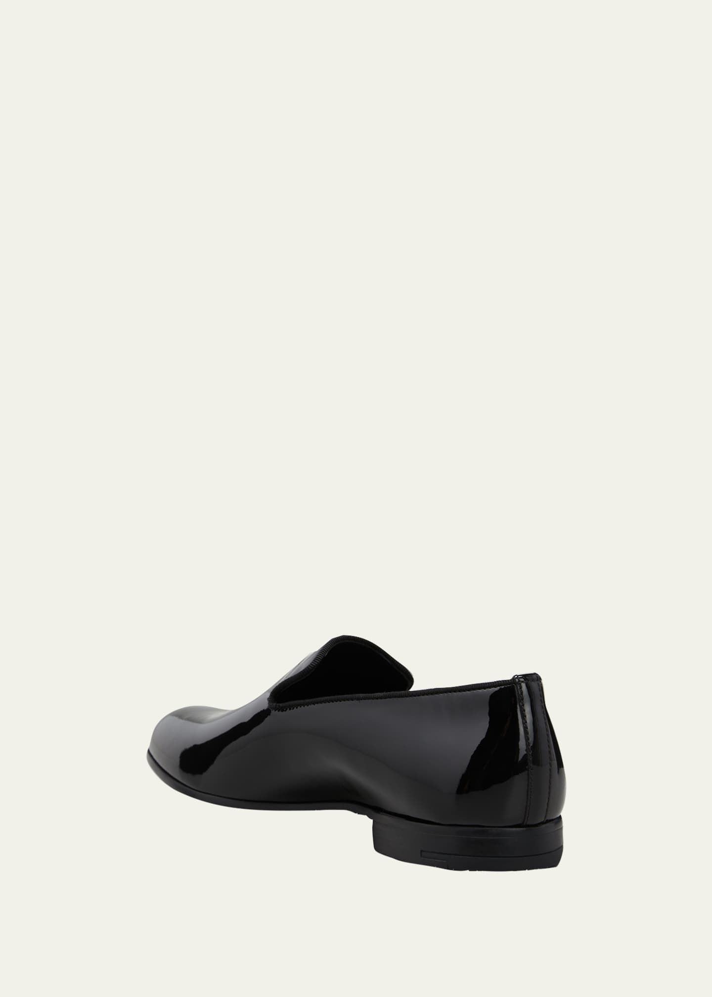 Giorgio Armani Men's Patent Formal Slip-Ons Image 2 of 3