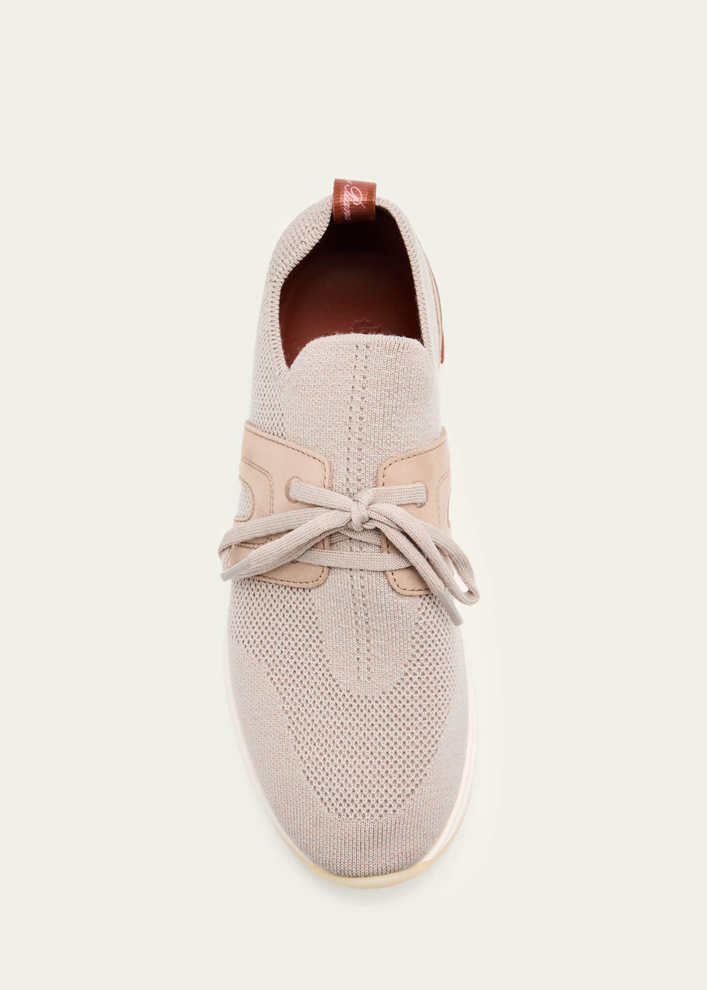 Loro Piana Knit Lace-Up Runner Sneakers - Bergdorf Goodman