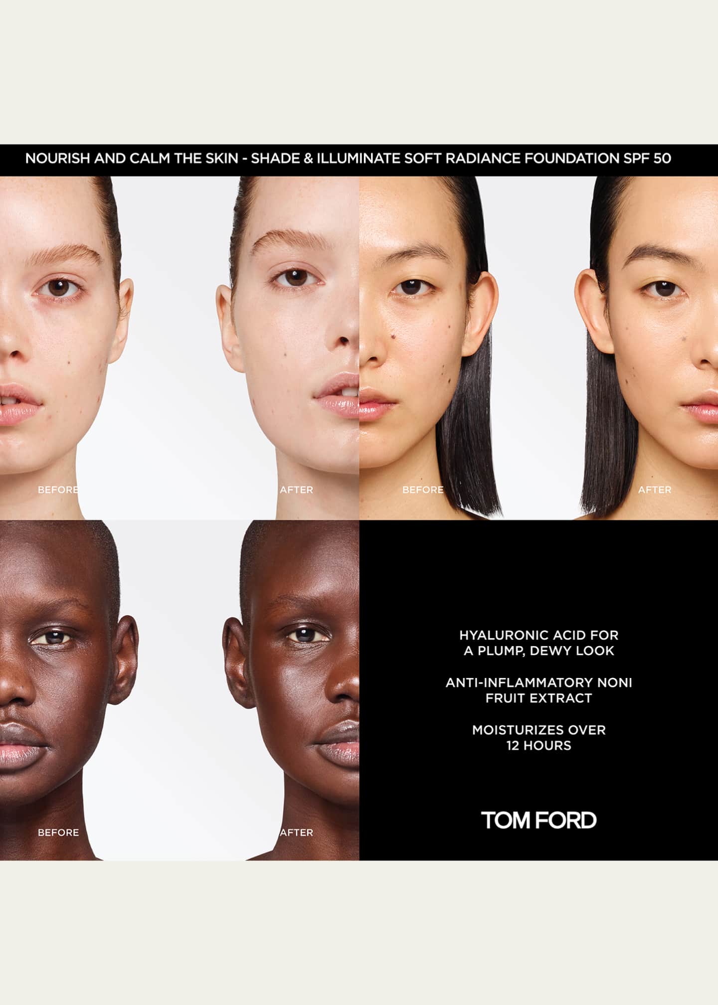 TOM FORD 1 oz. Shade and Illuminate Soft Radiance Foundation SPF 50 Image 4 of 5