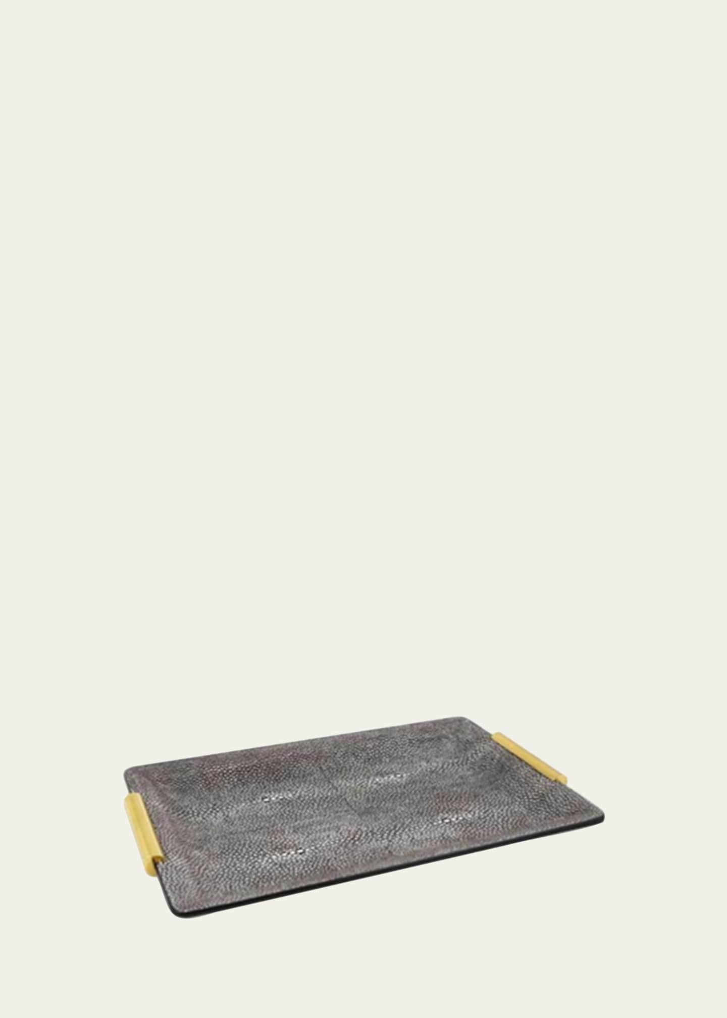 AERIN Faux Shagreen Small Vanity Tray