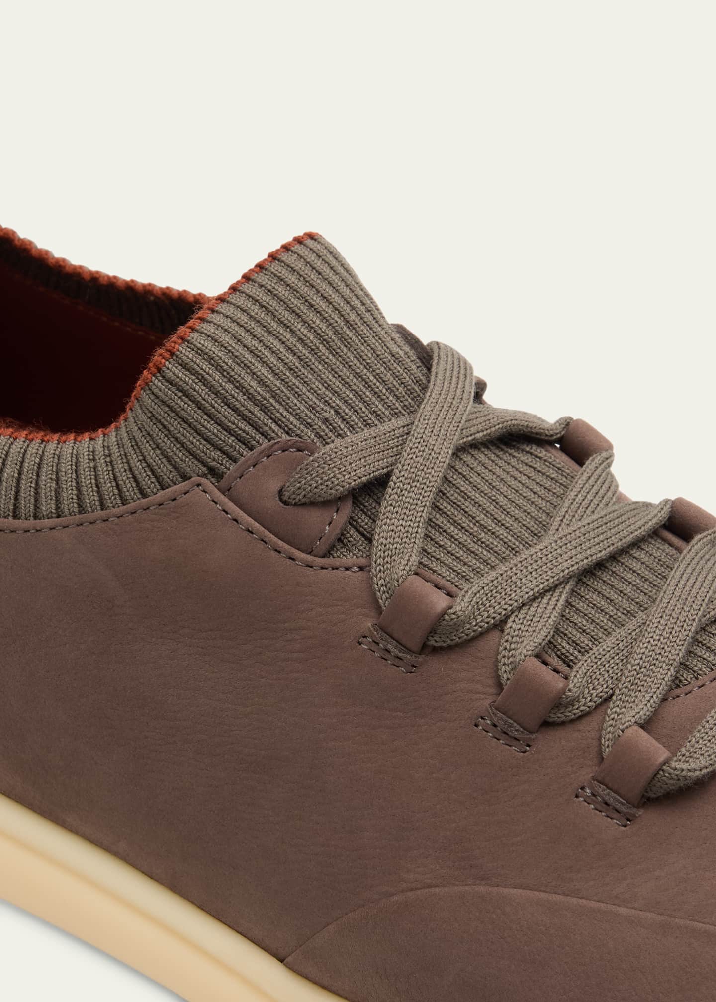 Loro Piana Soho Walk Nubuk Sneakers Image 6 of 7