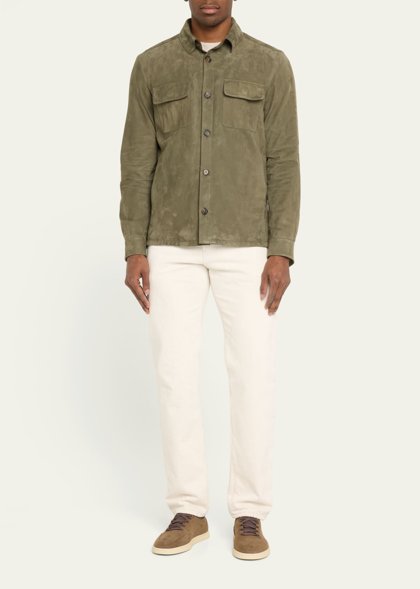 Loro Piana Soho Walk Nubuk Sneakers Image 3 of 5