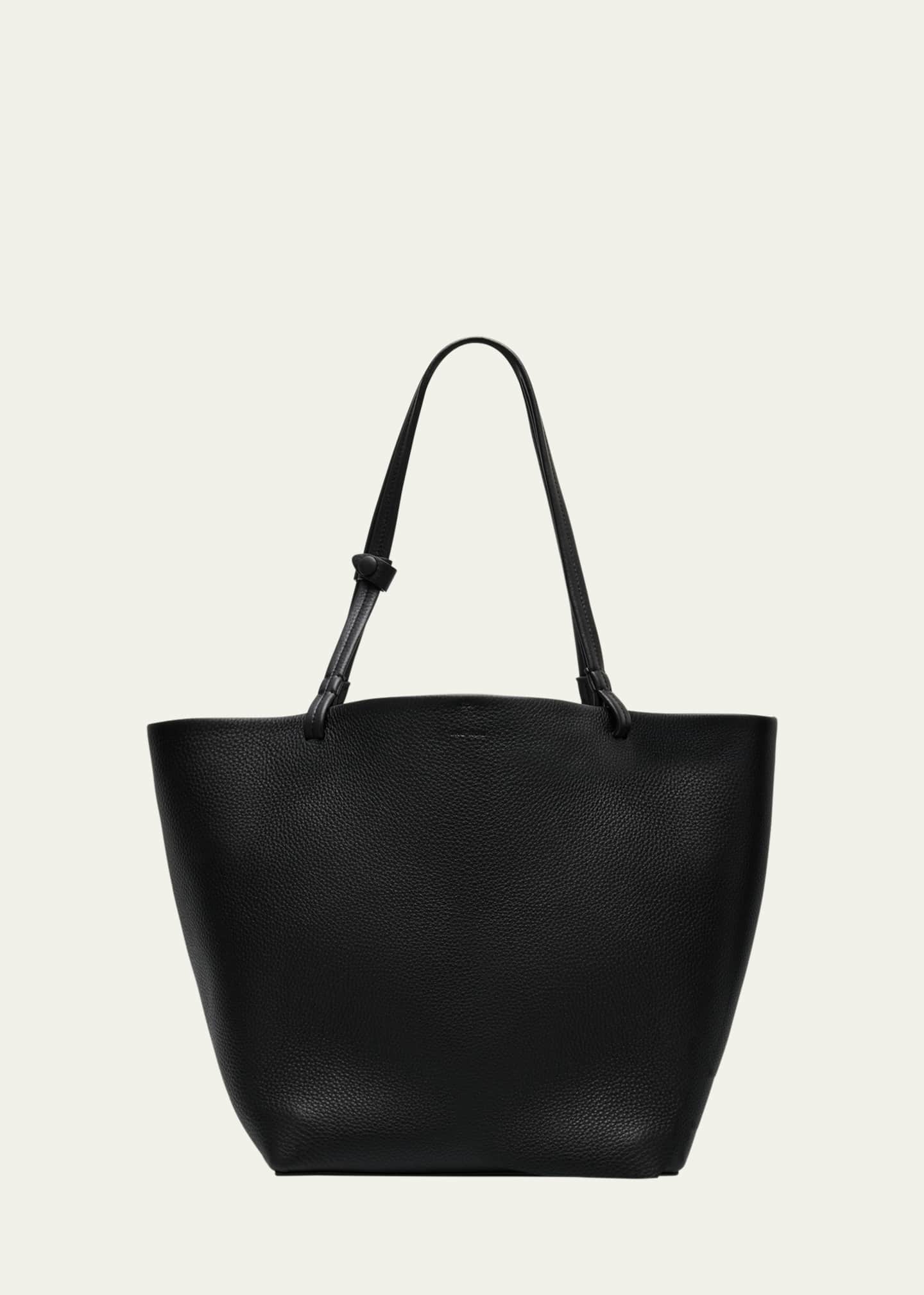 THE ROW Park Tote Three in Lux Grained Calfskin Image 1 of 6