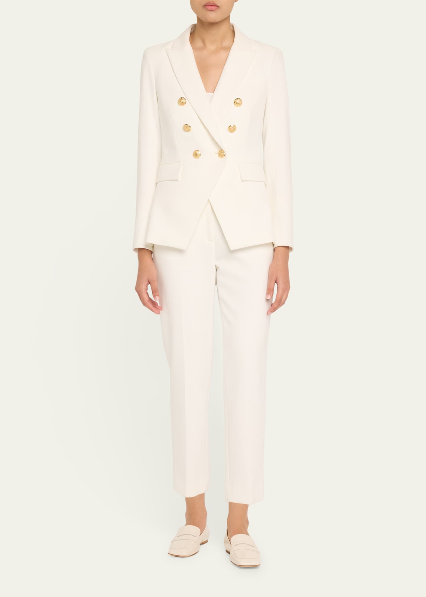 Veronica Beard Renzo Straight Crop Pants Image 2 of 5