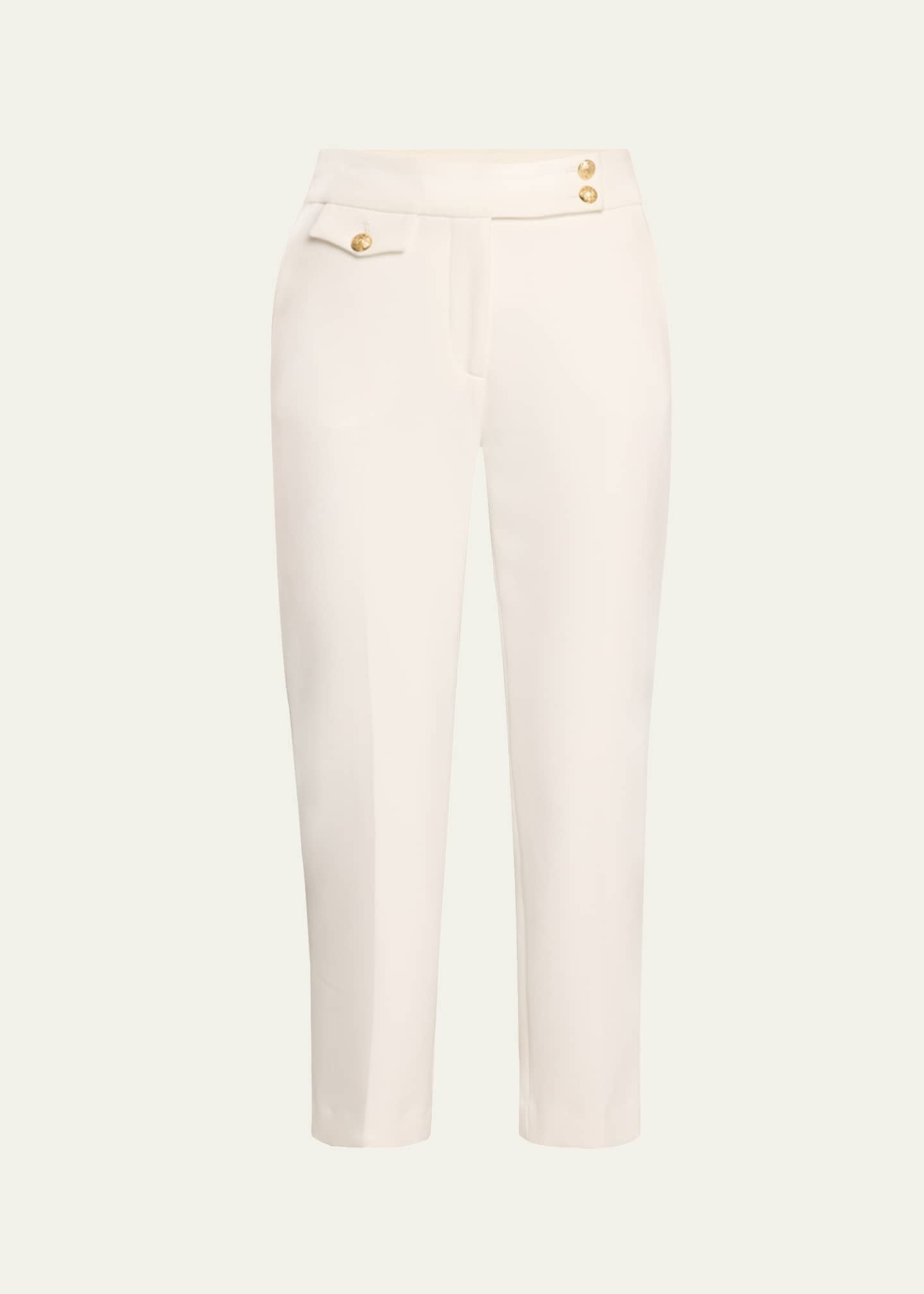Veronica Beard Renzo Straight Crop Pants Image 1 of 5