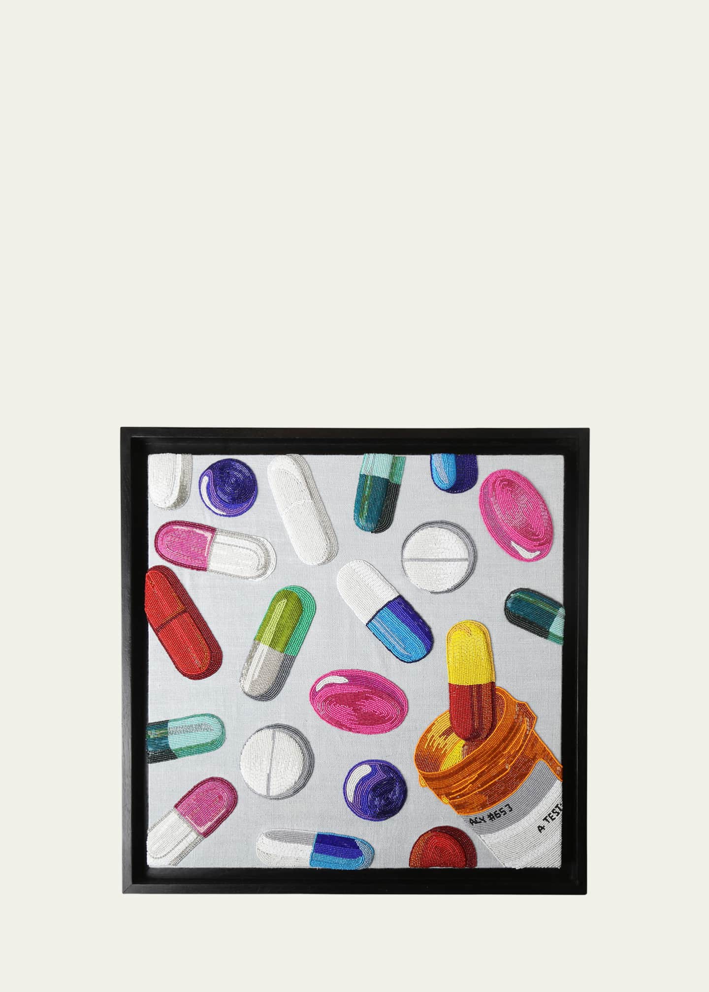 Jonathan Adler Happy Pills Beaded Wall Art Bergdorf Goodman