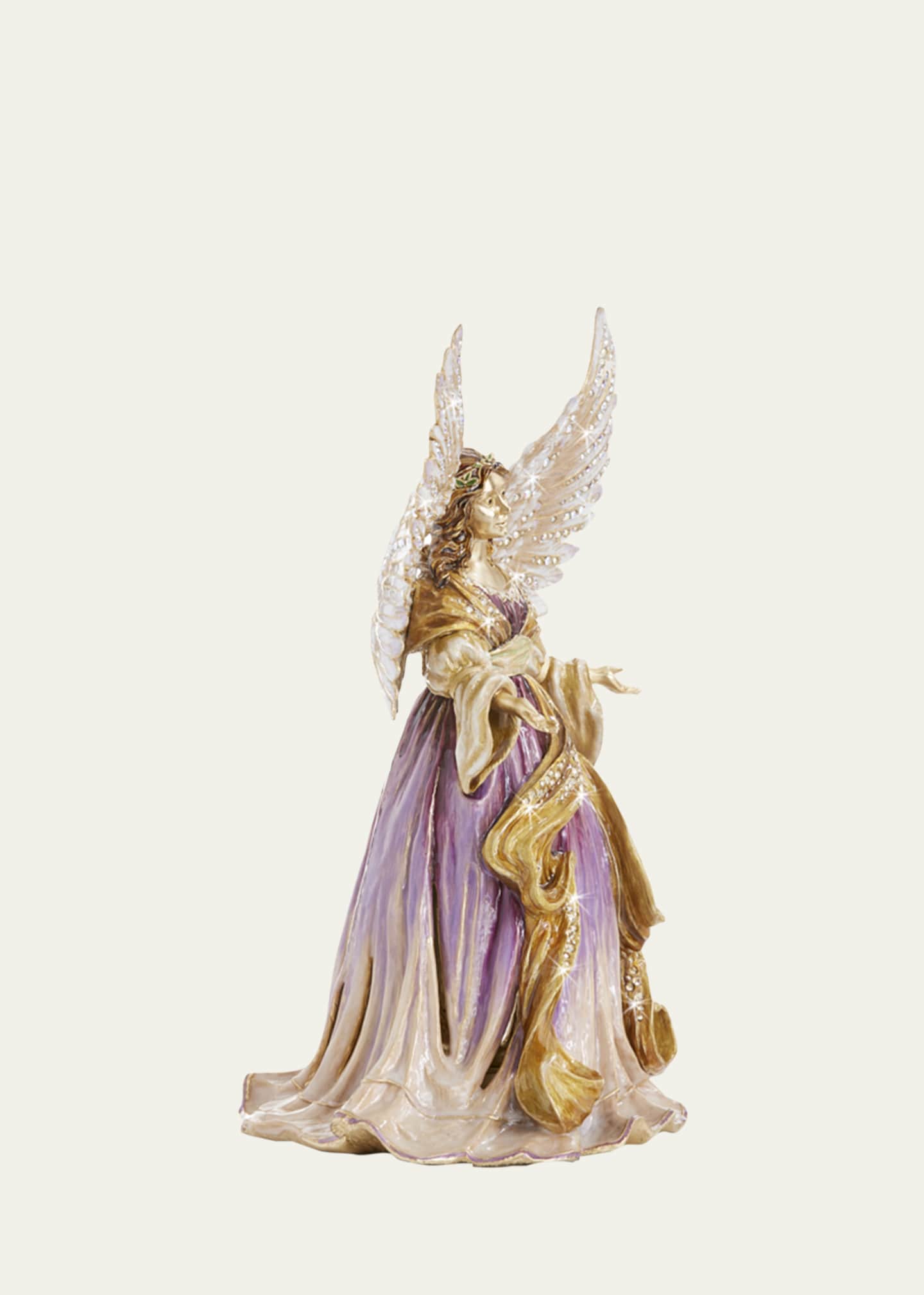 Jay Strongwater Renaissance Angel Musical Figurine Image 2 of 2