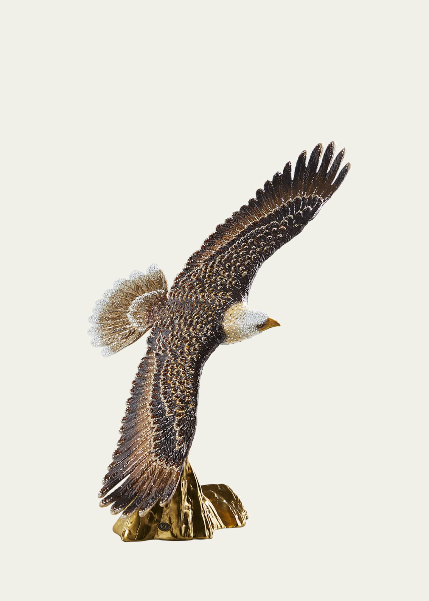 Jay Strongwater 25th Anniversary Soaring Eagle Figurine Image 1 of 2