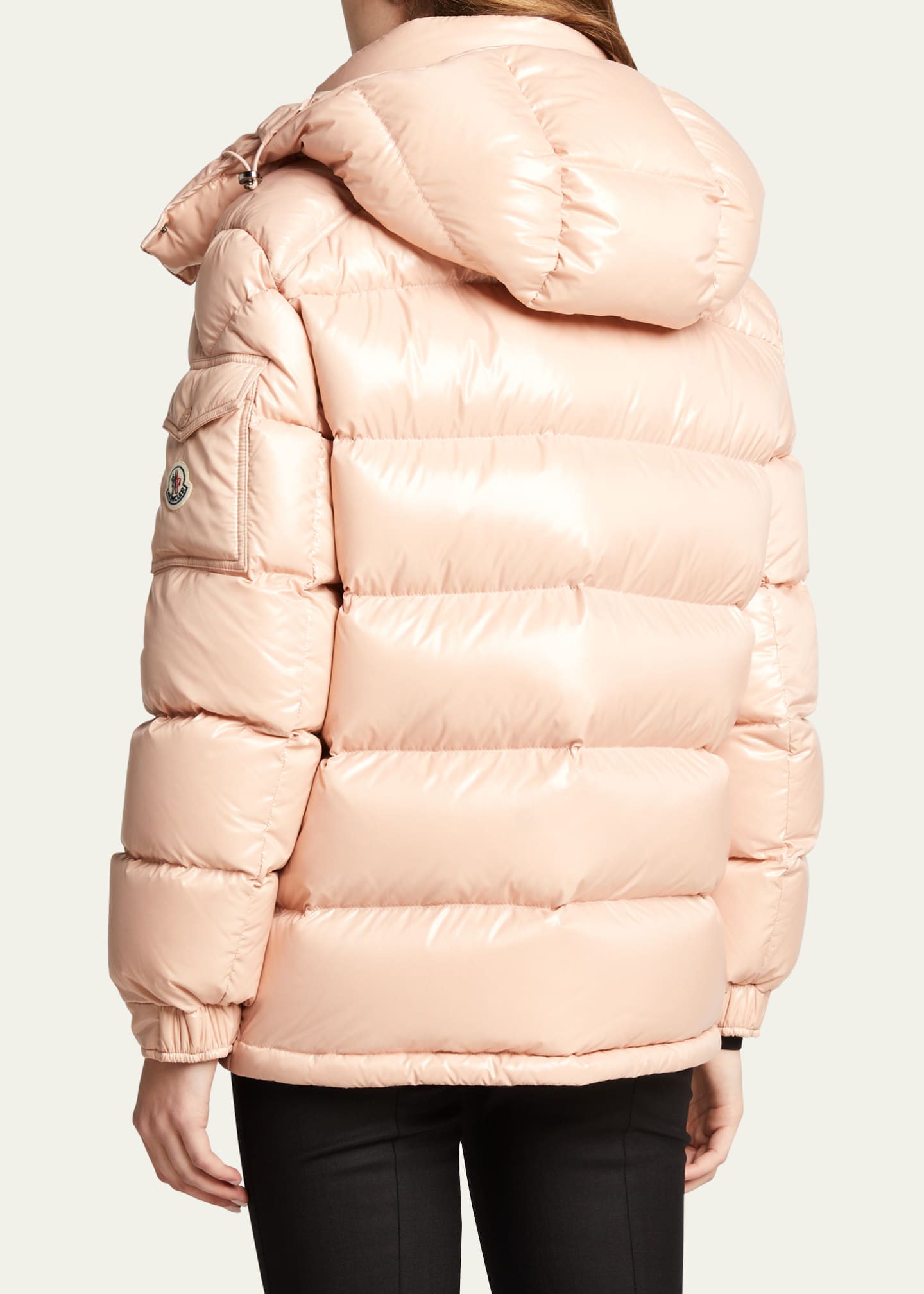 moncler maire shiny puffer jacket