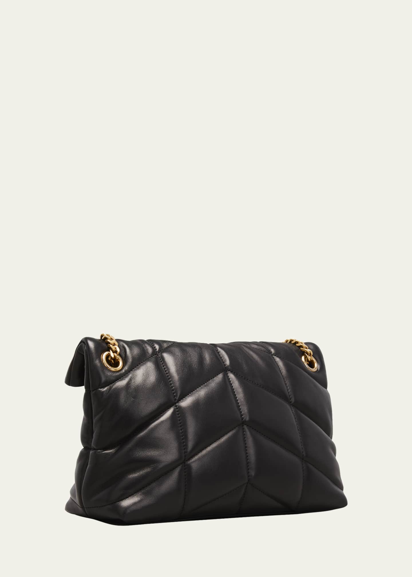 Loulou puffer mini bag in quilted lambskin best sale