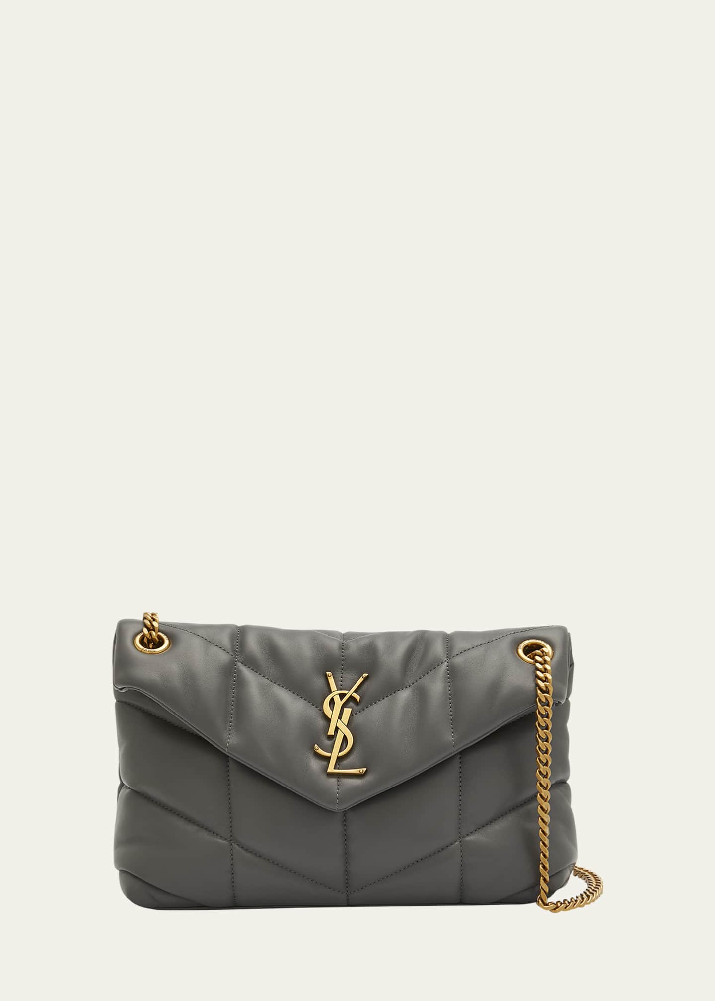 Saint Laurent Lou Puffer Small YSL Shoulder Bag in Quilted Leather Bergdorf Goodman