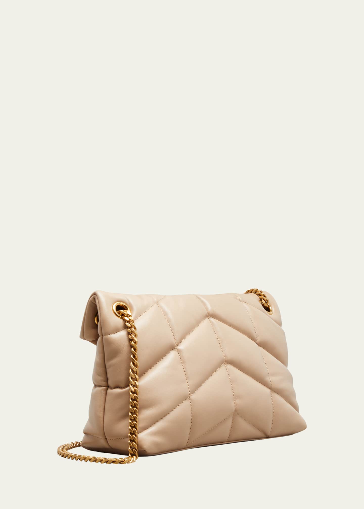 Saint Laurent Lou Puffer Small YSL Shoulder Bag in Quilted Leather Image 3 of 7