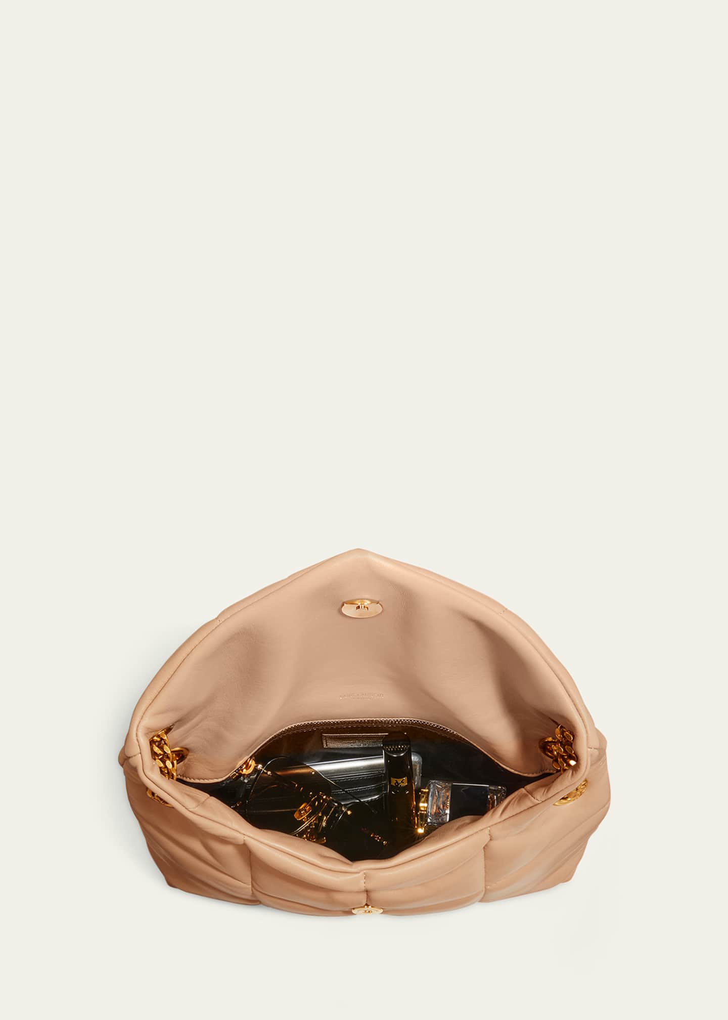 Saint Laurent Lou Puffer Small YSL Shoulder Bag in Quilted Leather Image 6 of 7