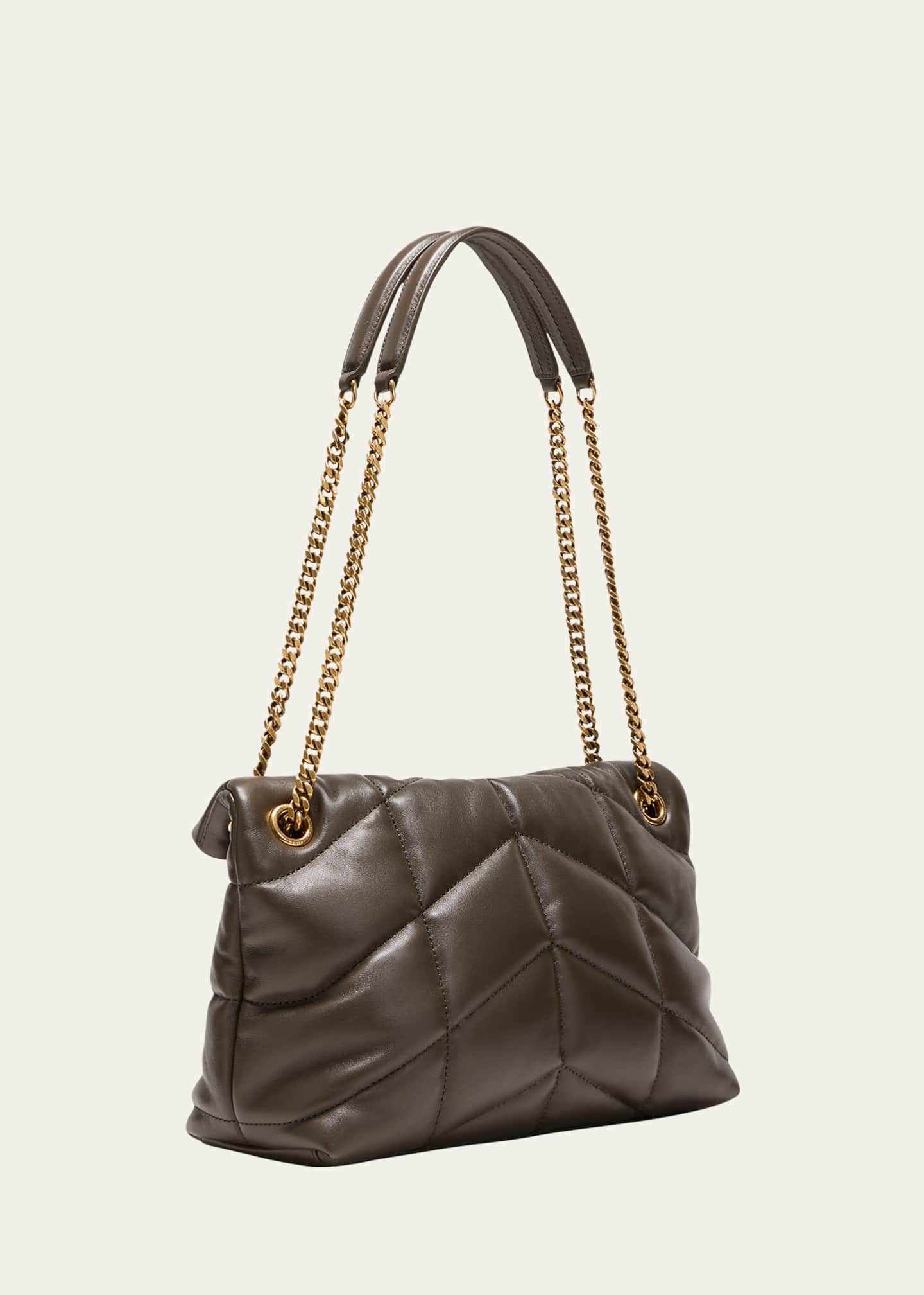 Saint Laurent Lou Puffer Small YSL Shoulder Bag in Quilted Leather Image 3 of 7