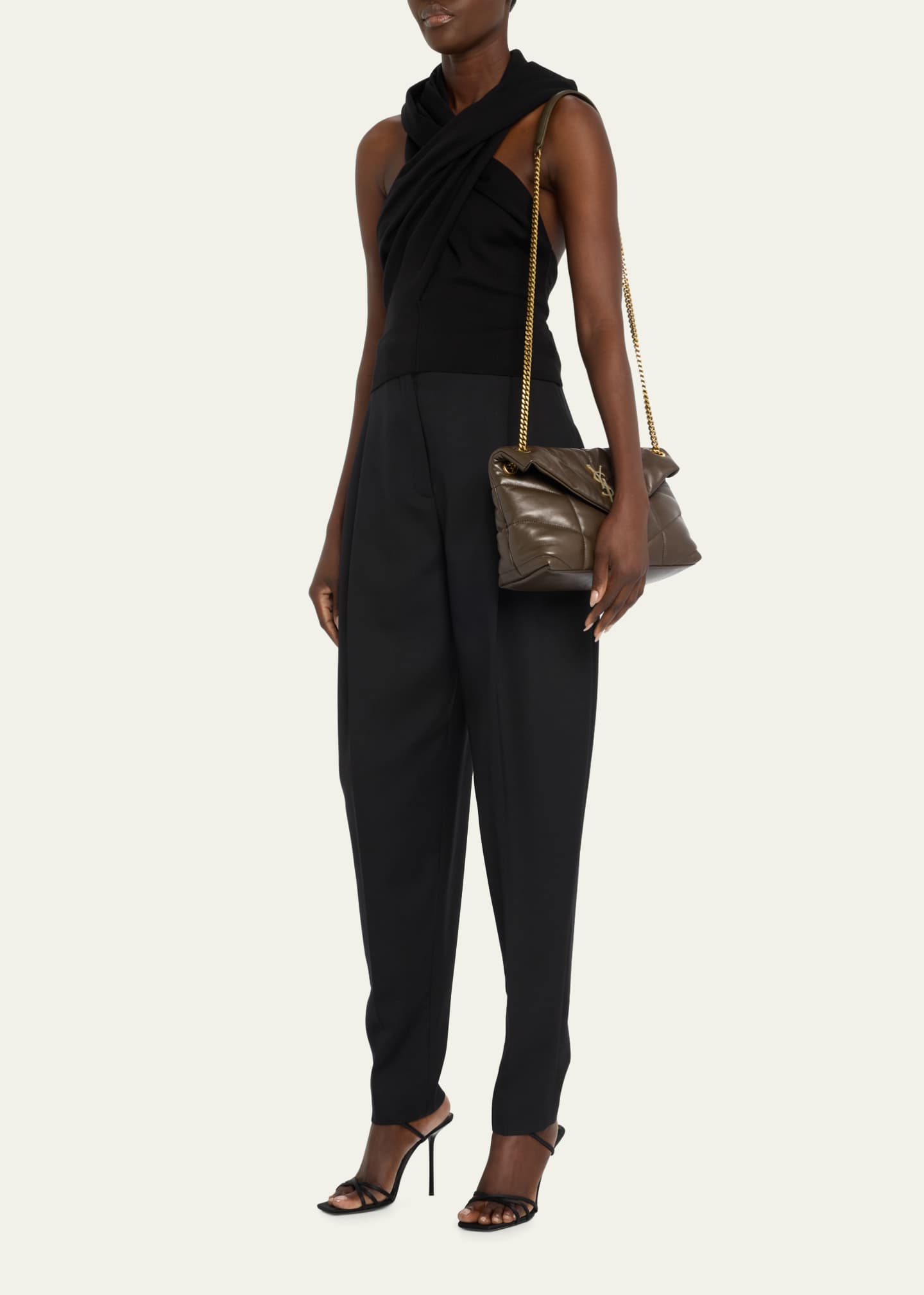 Saint Laurent Lou Puffer Small YSL Shoulder Bag in Quilted Leather Image 5 of 7