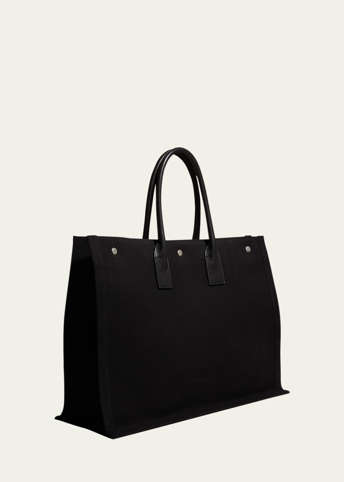 Saint Laurent Rive Gauche Tote Bag in Canvas Image 3 of 5