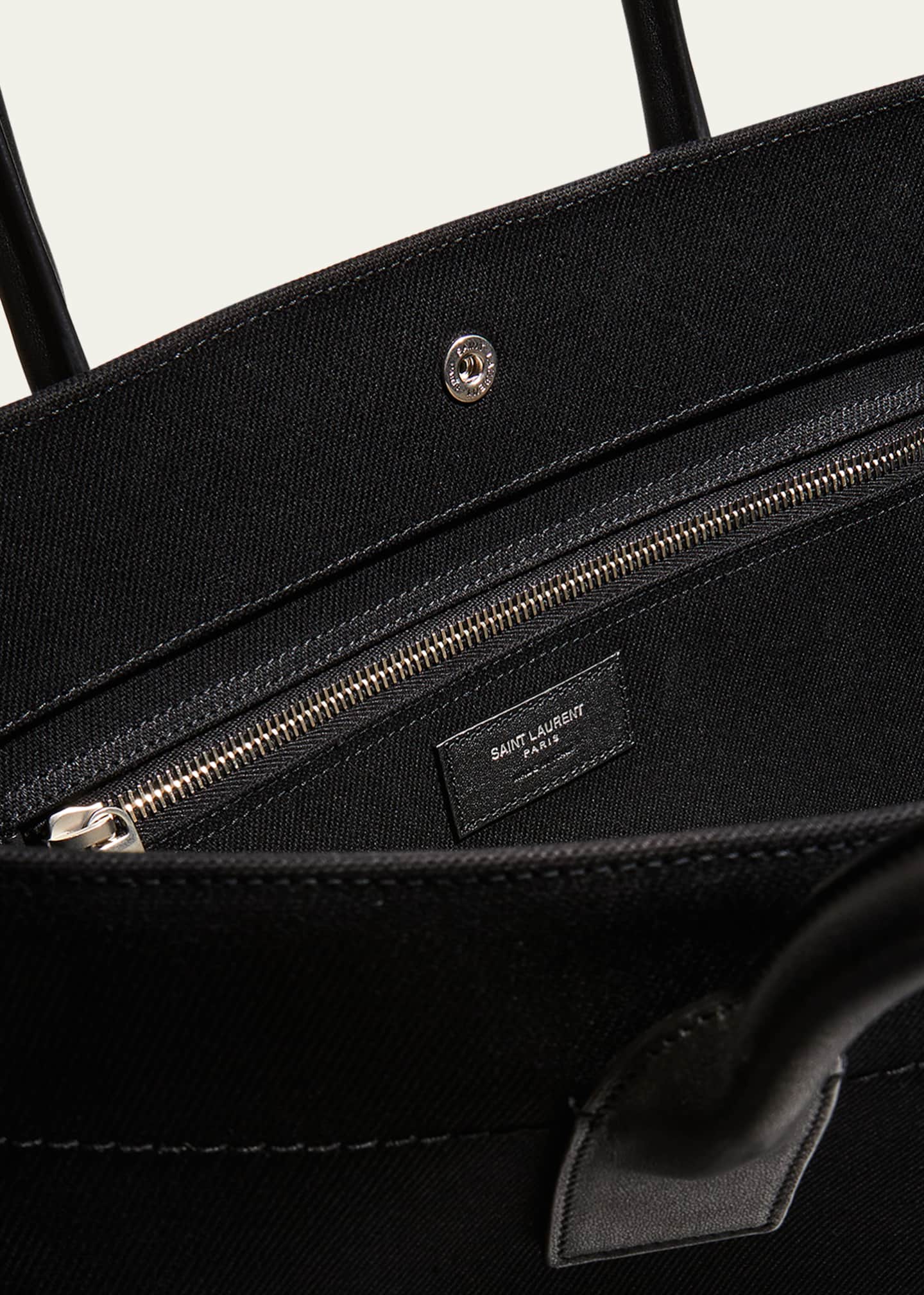 Saint Laurent Rive Gauche Tote Bag in Canvas Image 4 of 5