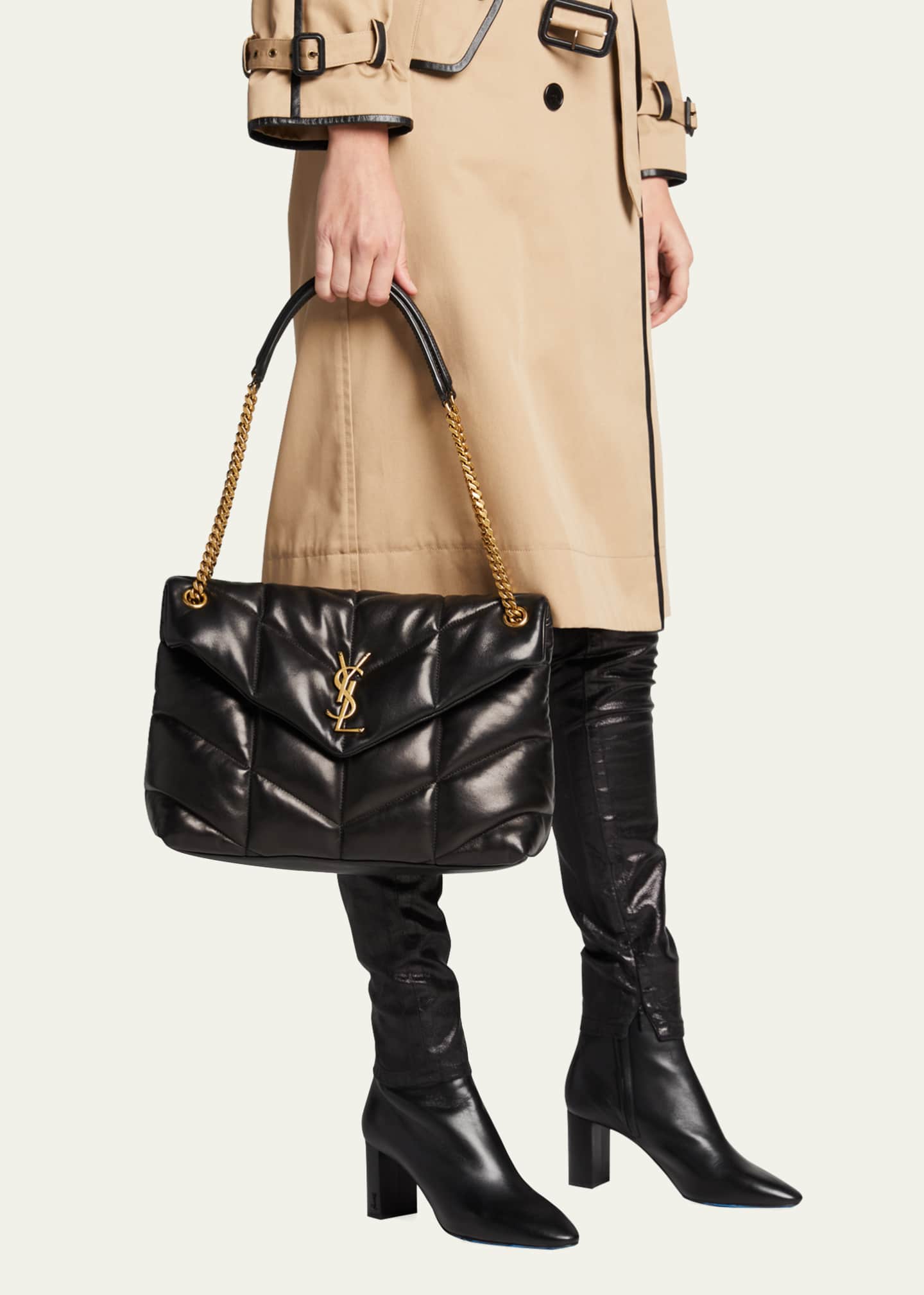 Ysl medium loulou puffer sales
