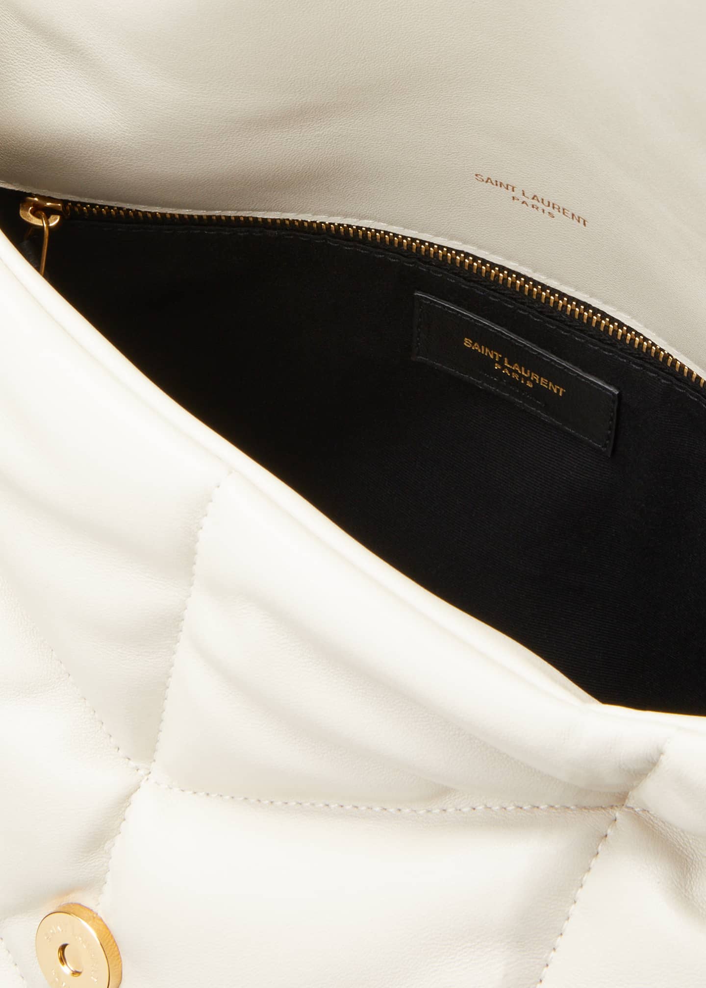 Saint Laurent Lou Puffer Medium YSL Shoulder Bag in Quilted Leather Image 4 of 6