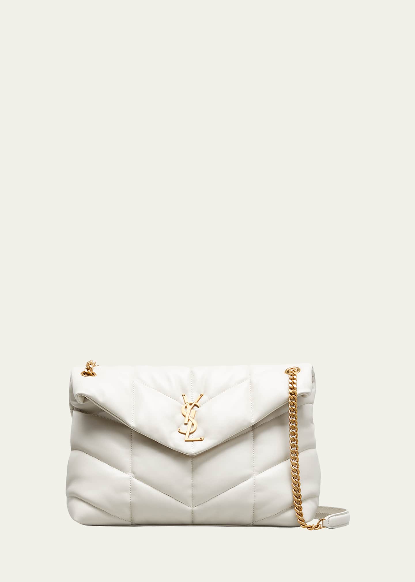 Saint Laurent Lou Puffer Medium YSL Shoulder Bag in Quilted Leather Image 1 of 6