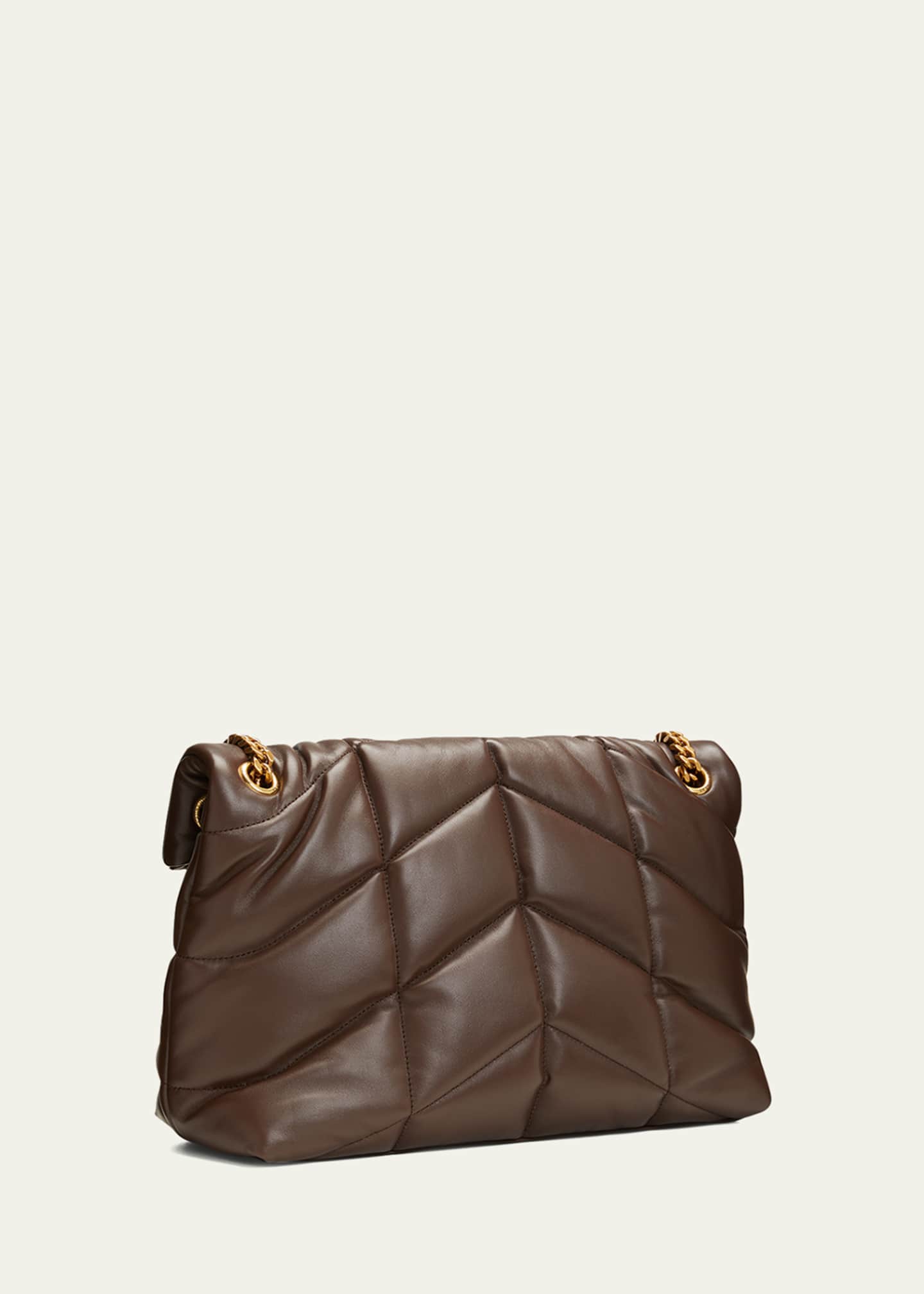 Saint Laurent Lou Puffer Medium YSL Shoulder Bag in Quilted Leather Image 3 of 6