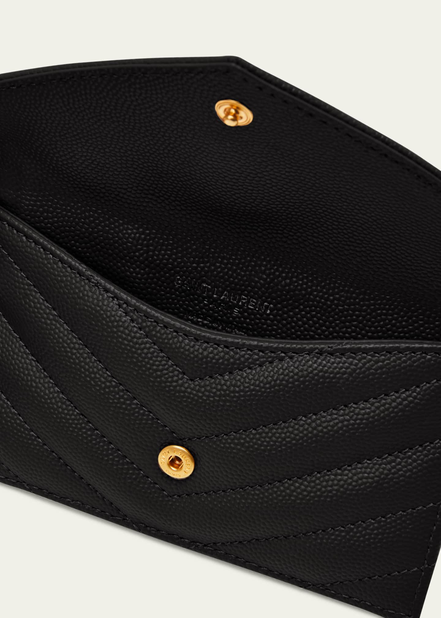 Ysl envelope card holder online