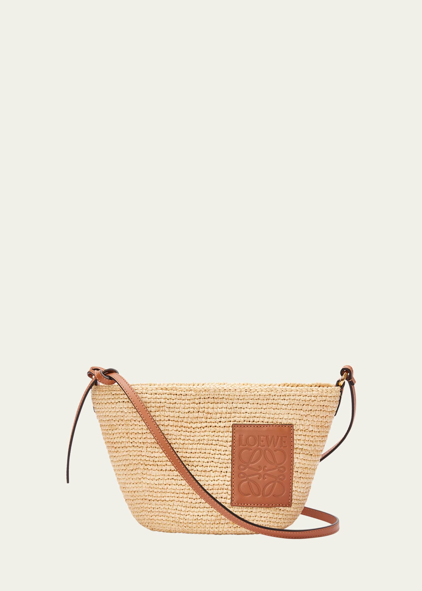 Loewe pochette raffia bag on sale