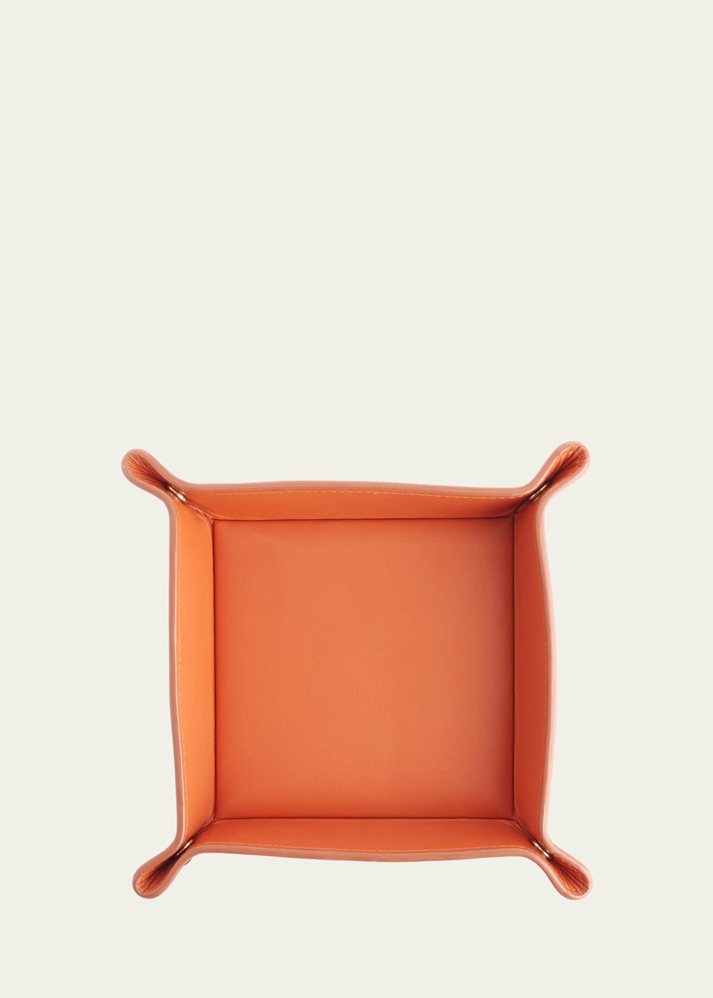 ROYCE New York Monogrammed Leather Catchall Valet Tray Image 2 of 3