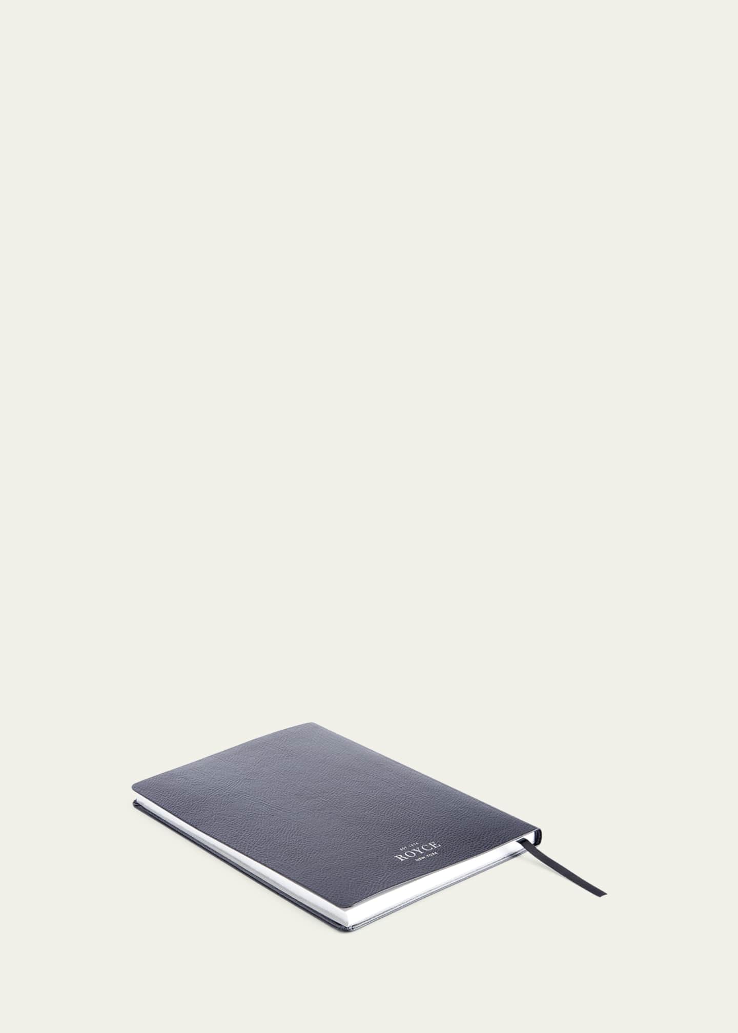 ROYCE New York Monogrammed Leather Bound Executive Notebook Image 3 of 4