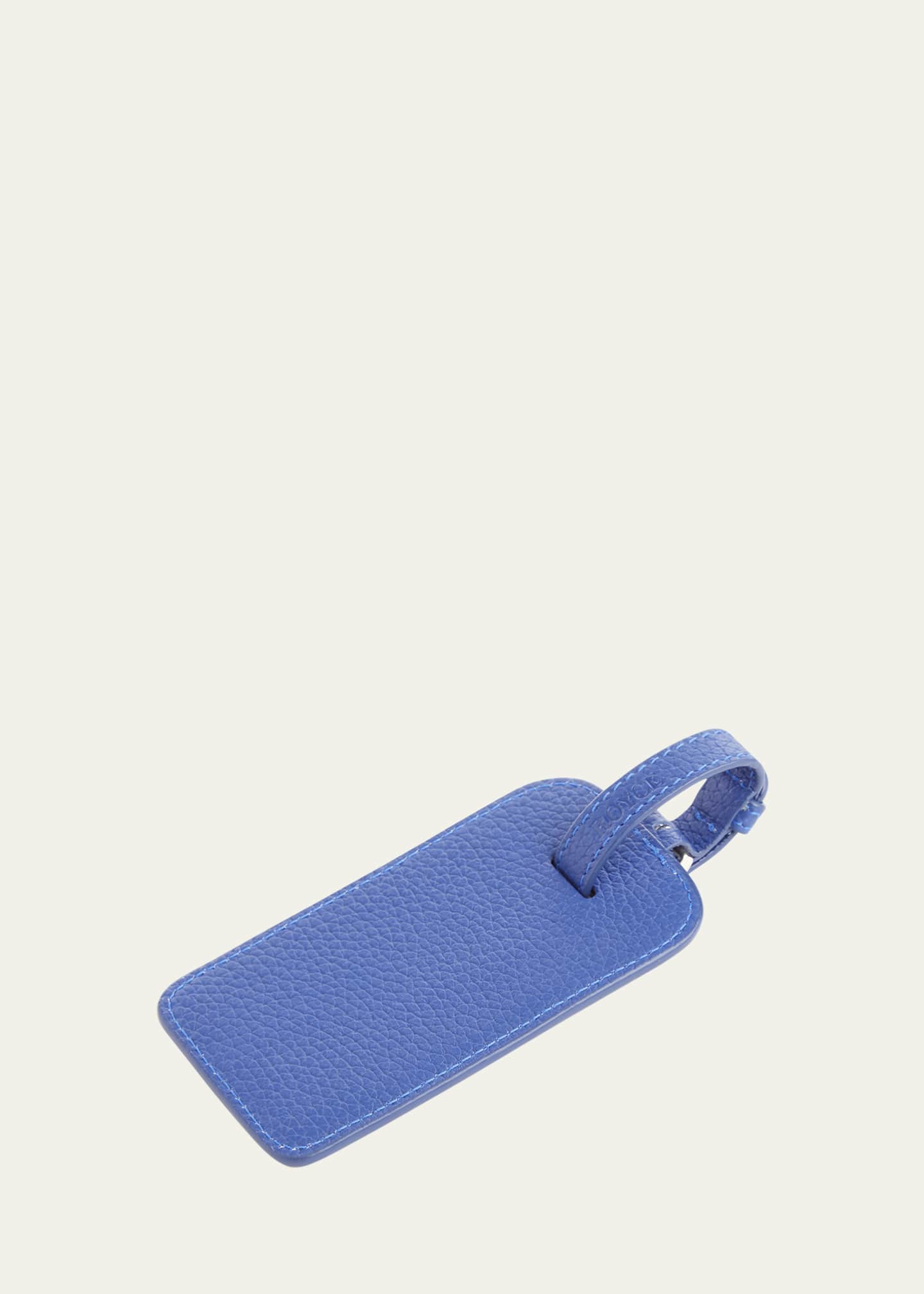 ROYCE New York Monogrammed Leather Luggage Tag Image 3 of 3