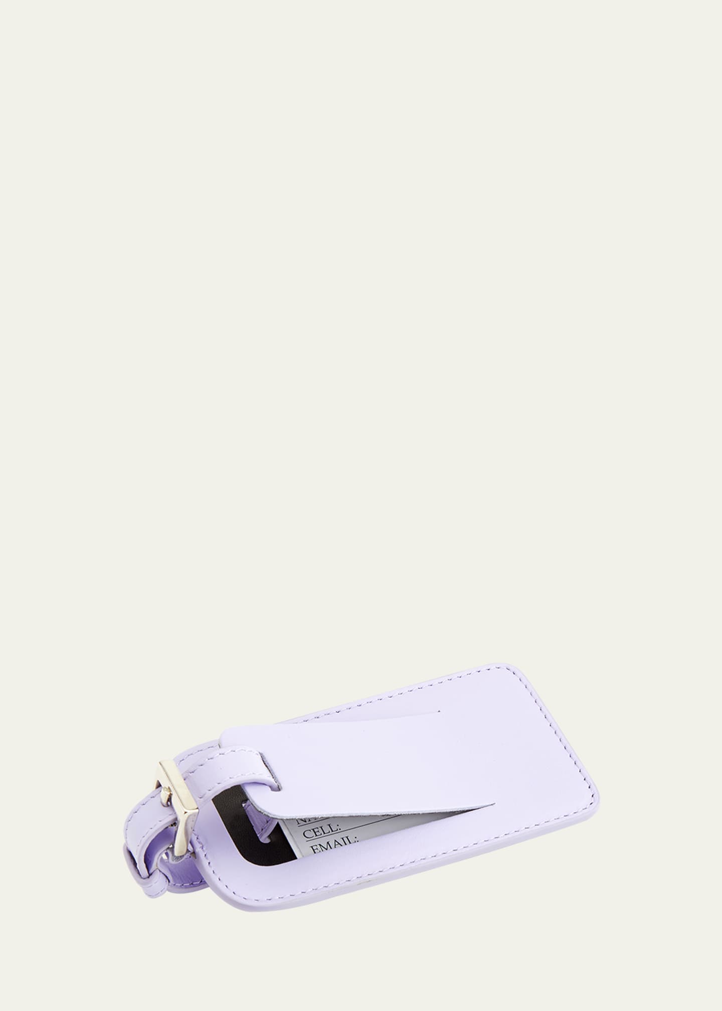 ROYCE New York Monogrammed Leather Luggage Tag Image 2 of 3
