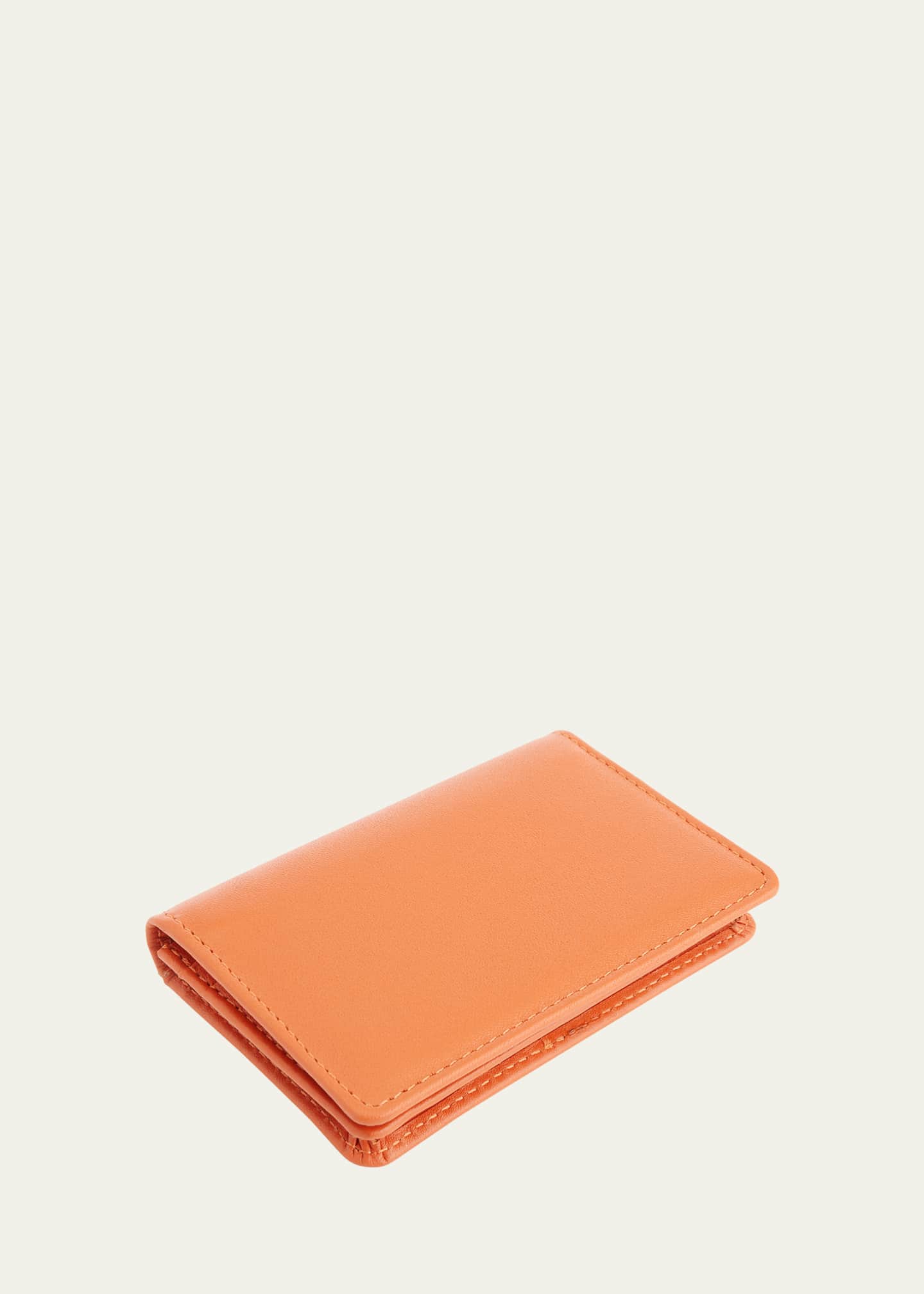 ROYCE New York Monogrammed Leather Card Holder Wallet Image 3 of 3