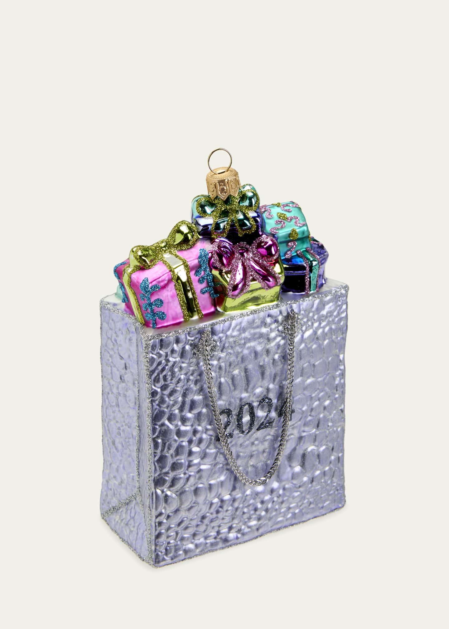 Exclusive BG Shopping Bag Christmas Ornament Image 2 of 2