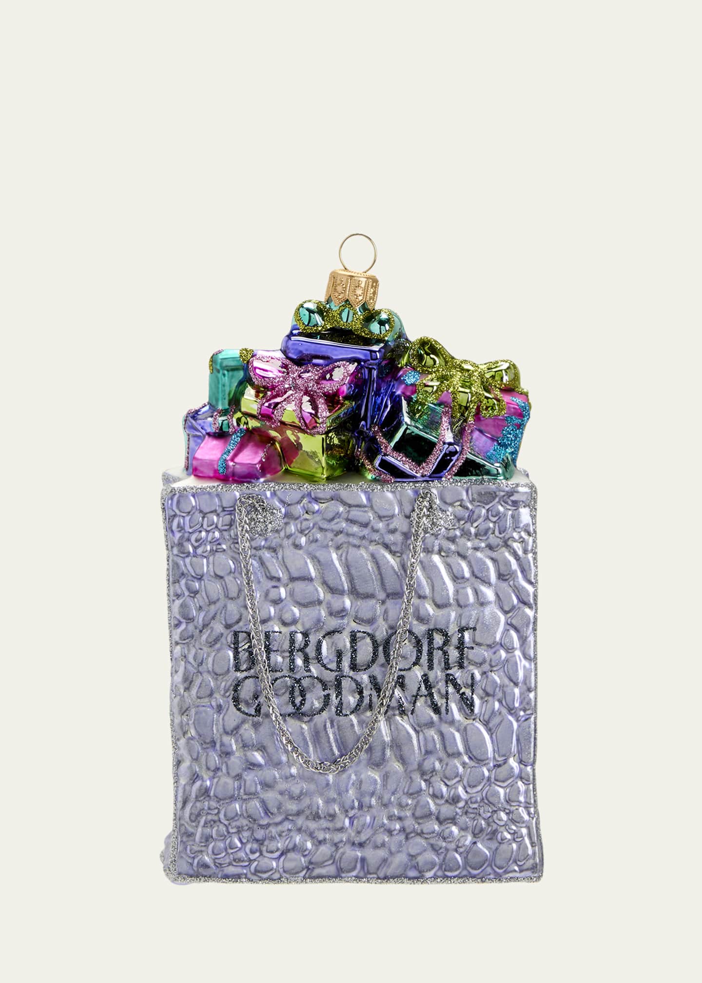 Exclusive BG Shopping Bag Christmas Ornament Image 1 of 2