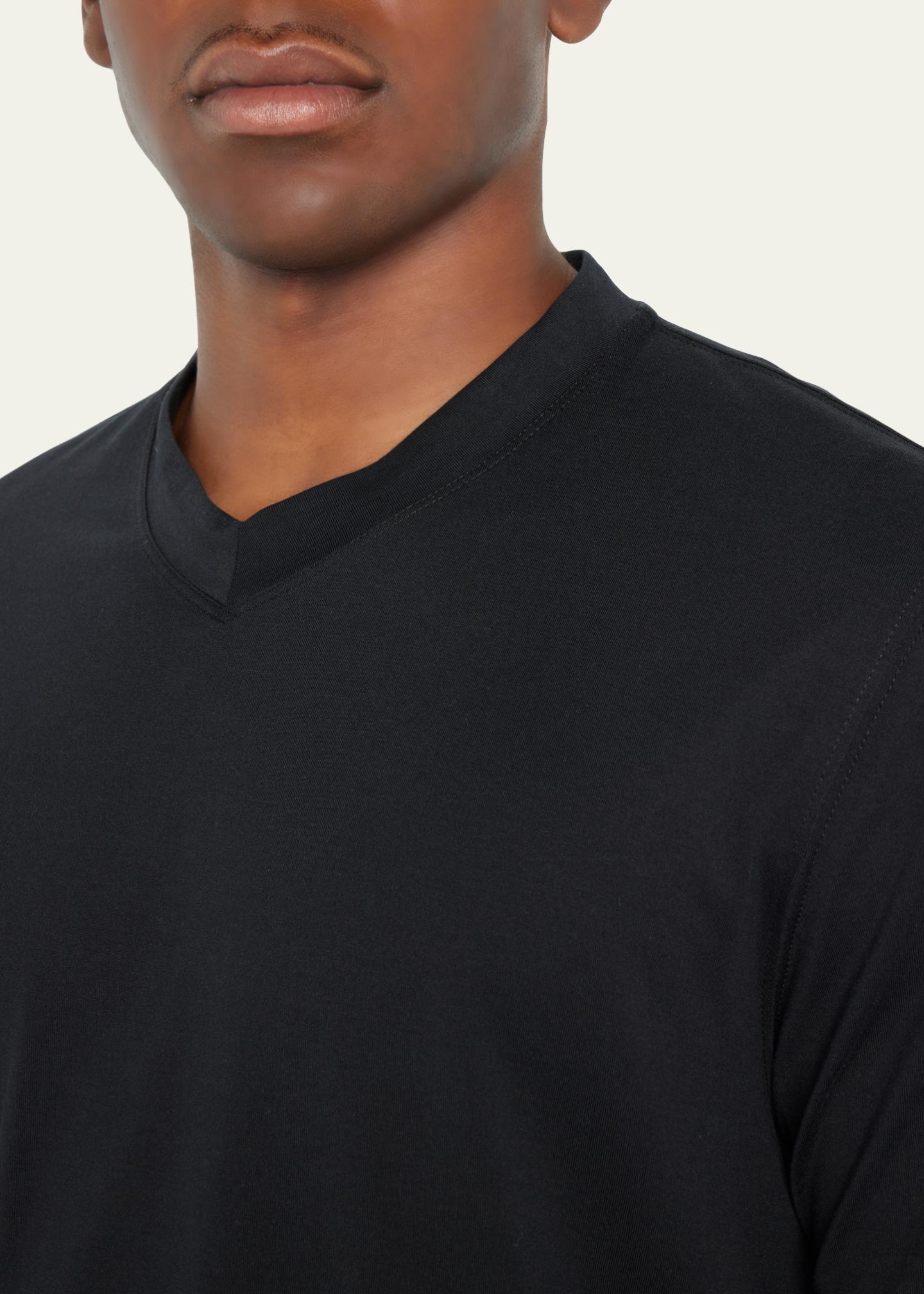 Brunello Cucinelli Men's Basic-Fit V-Neck T-Shirt - Bergdorf Goodman