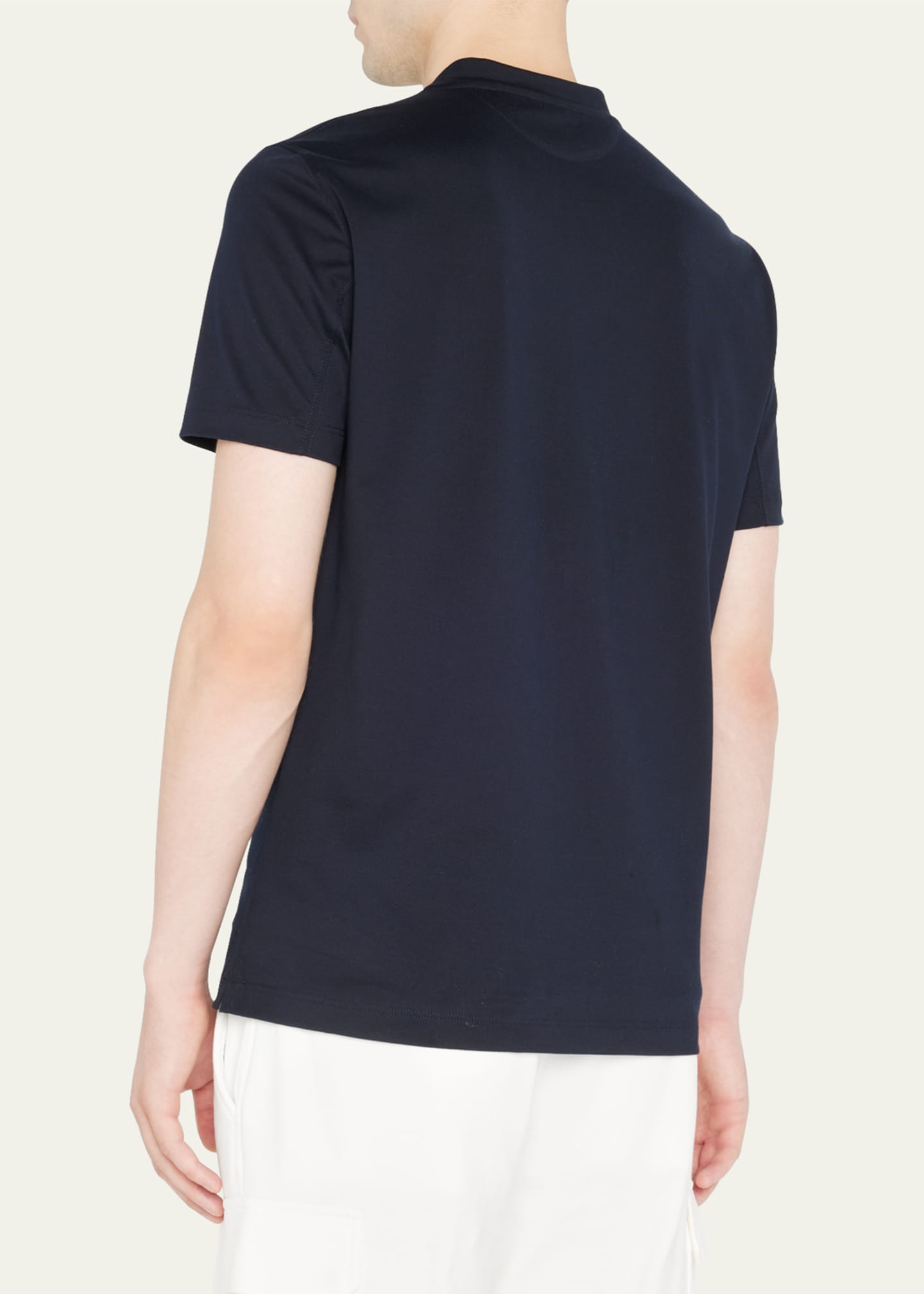 Brunello Cucinelli Men's Basic-Fit V-Neck T-Shirt Image 3 of 5
