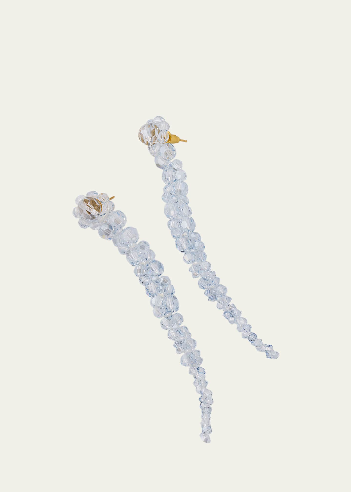 Simone Rocha Crystal Drip Earrings Image 3 of 4