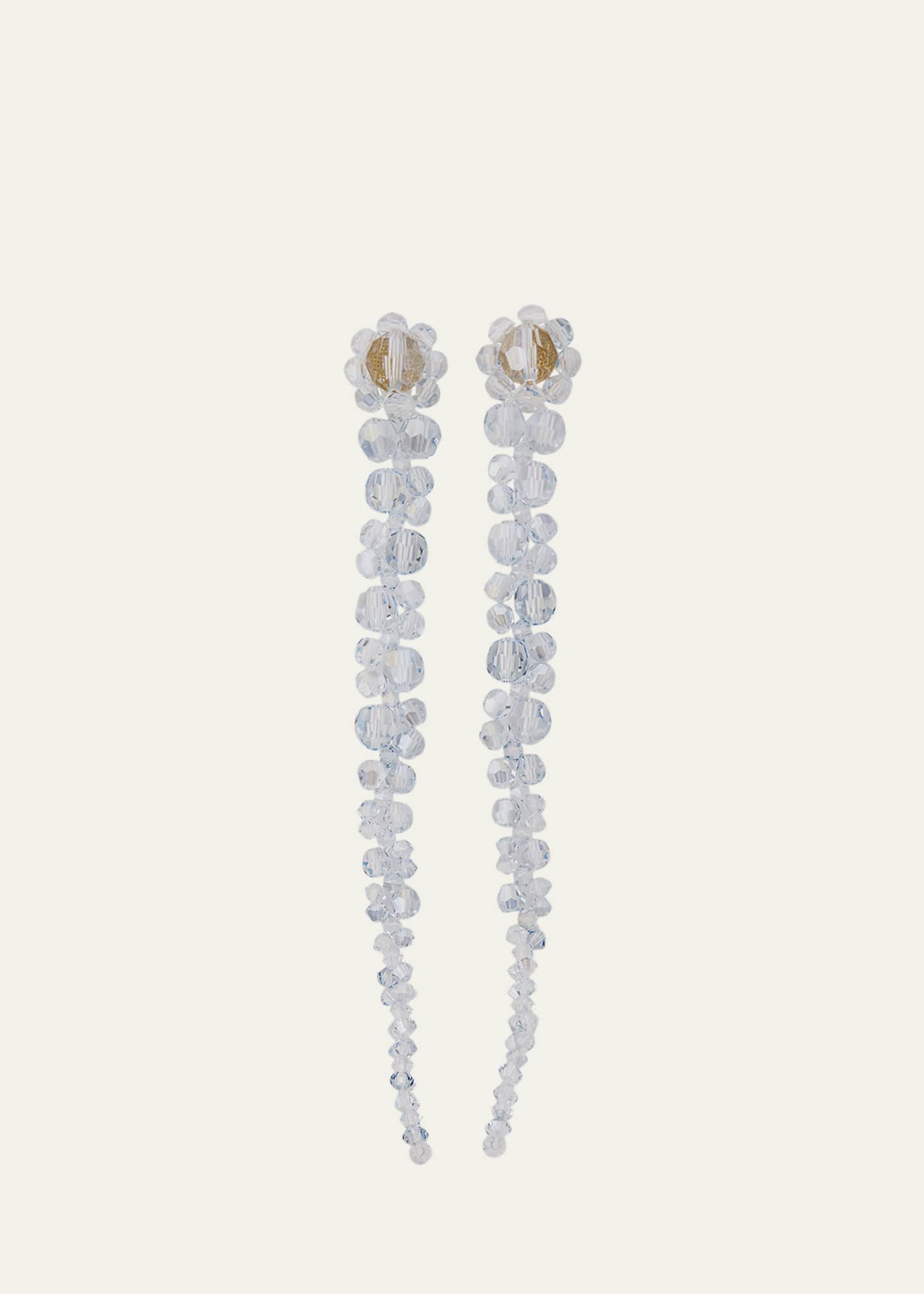 Simone Rocha Crystal Drip Earrings Image 1 of 4