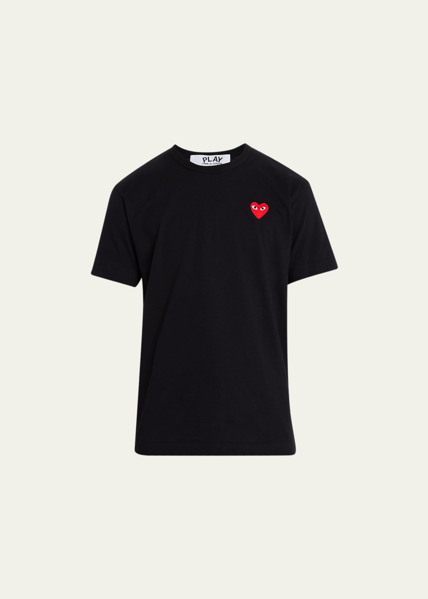 Commes des garcon black t shirt hotsell