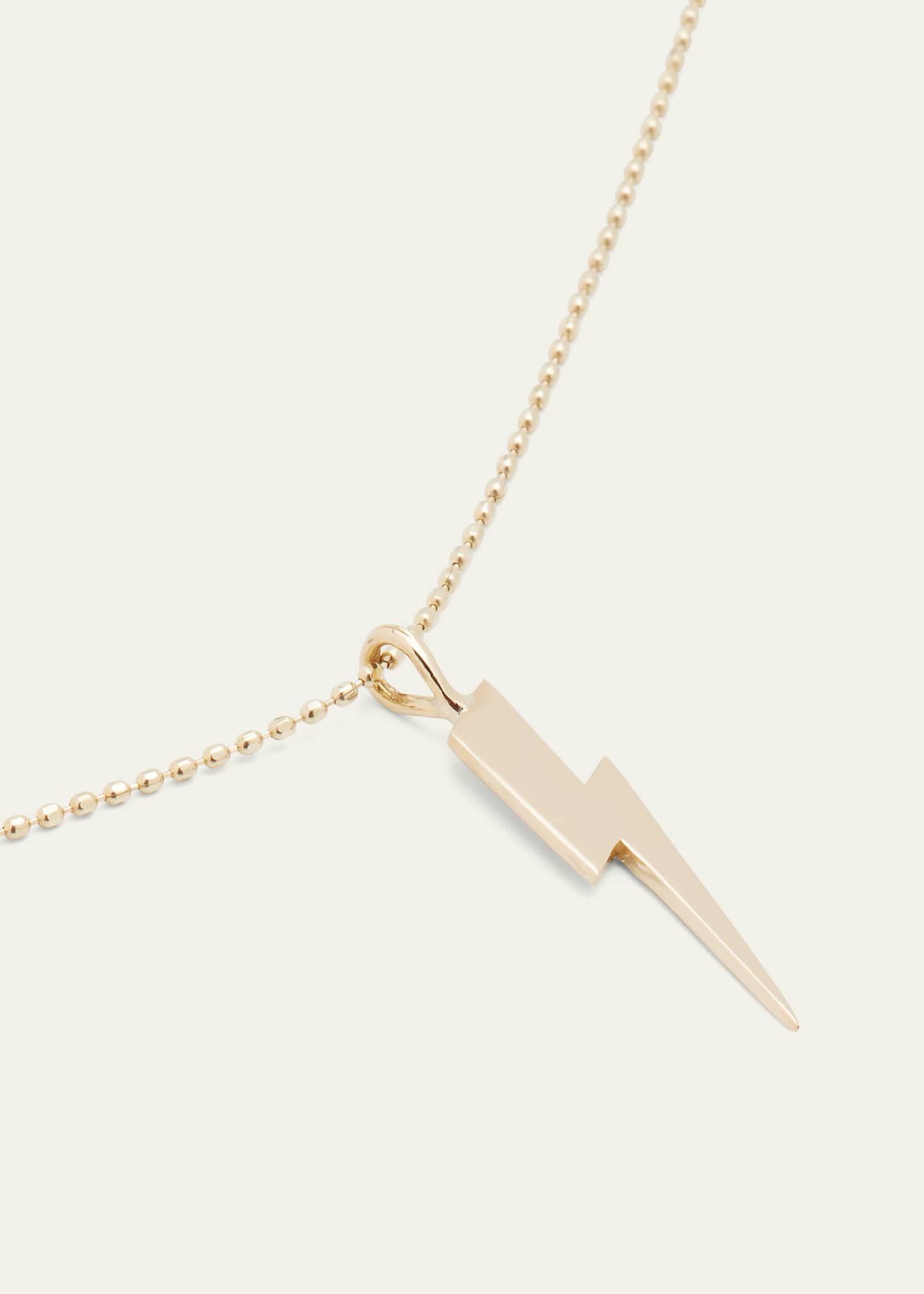 14k gold outlet lightning bolt necklace