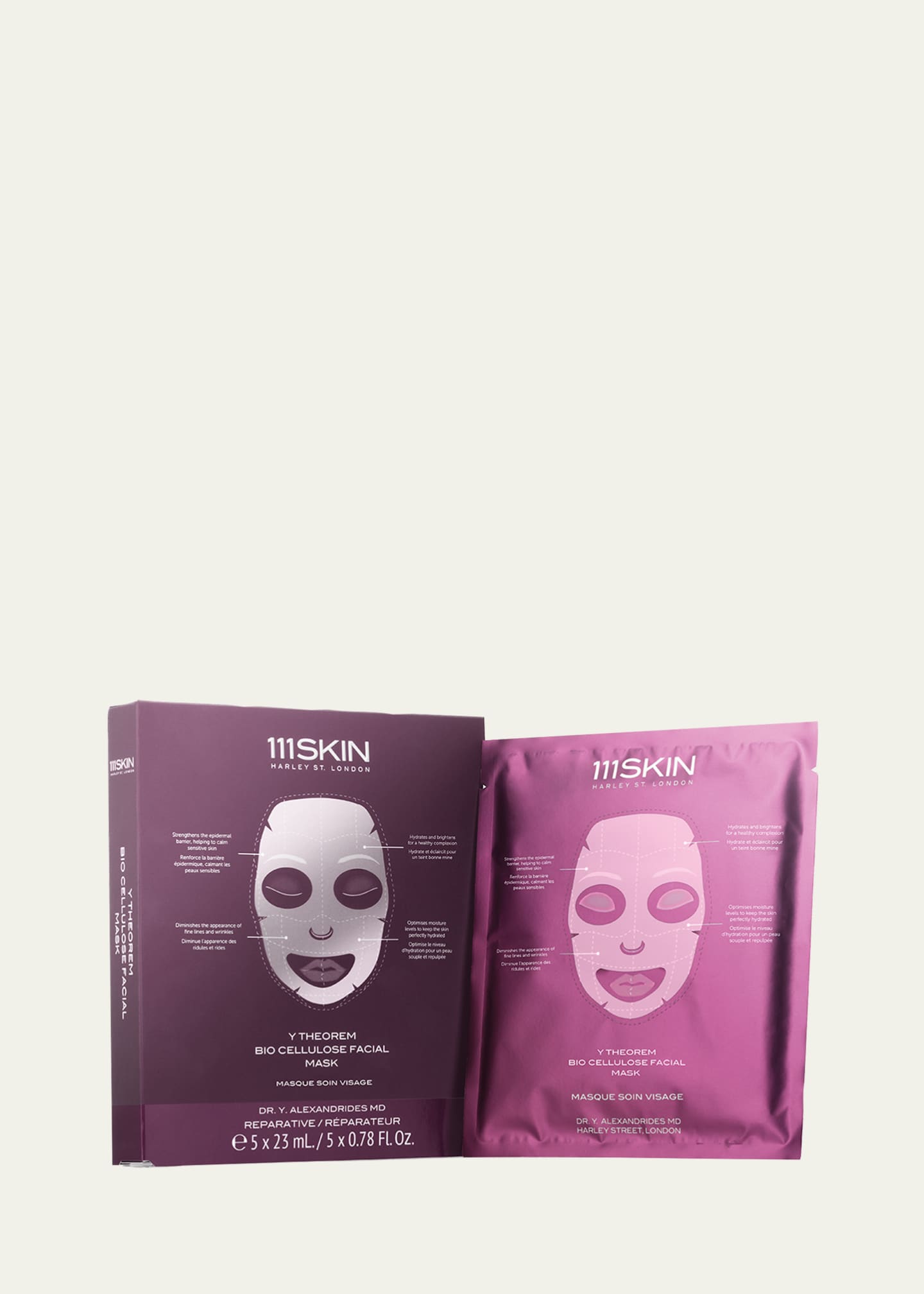 111SKIN Y Theorem Bio Cellulose Facial Mask Box, 5 Count Image 1 of 2