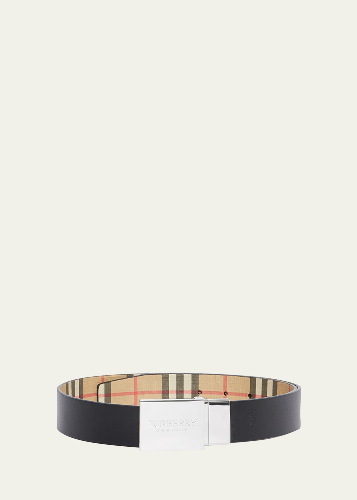 Burberry Men's Signature Check Belt