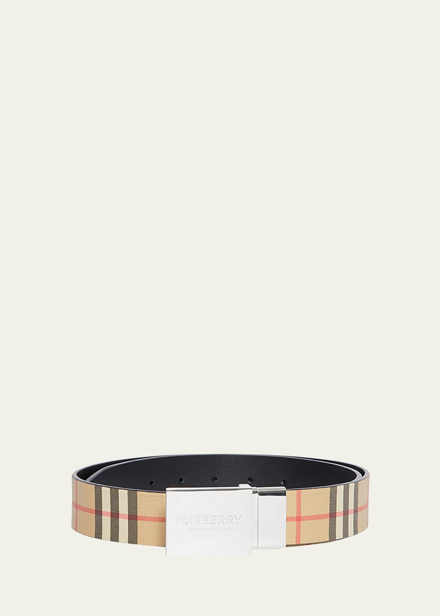 Burberry Men's Signature Check Belt