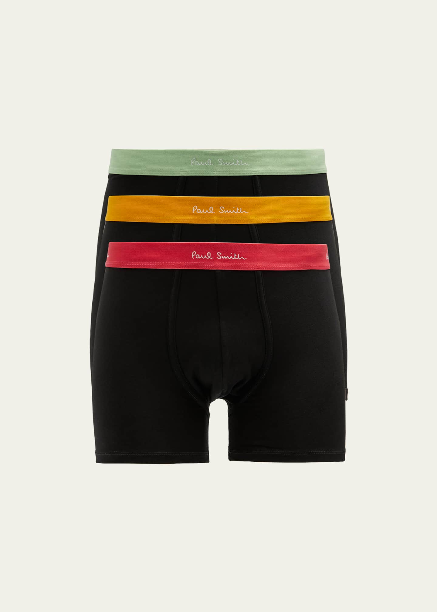 Paul Smith Men s 3 Pack Boxer Briefs with Color Bands