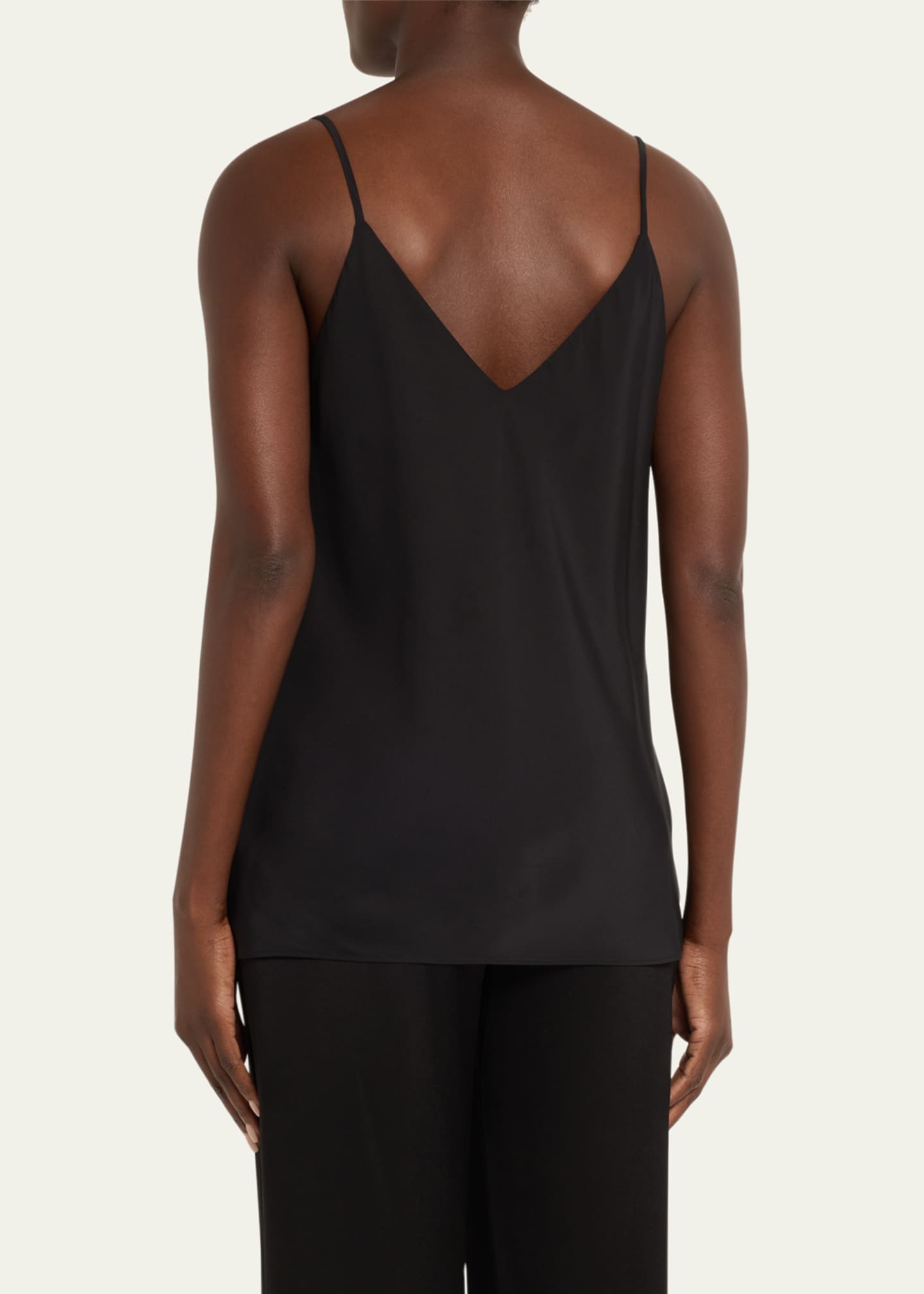 Lafayette 148 New York Eva Luxe Charmeuse Bias Tank Image 3 of 5